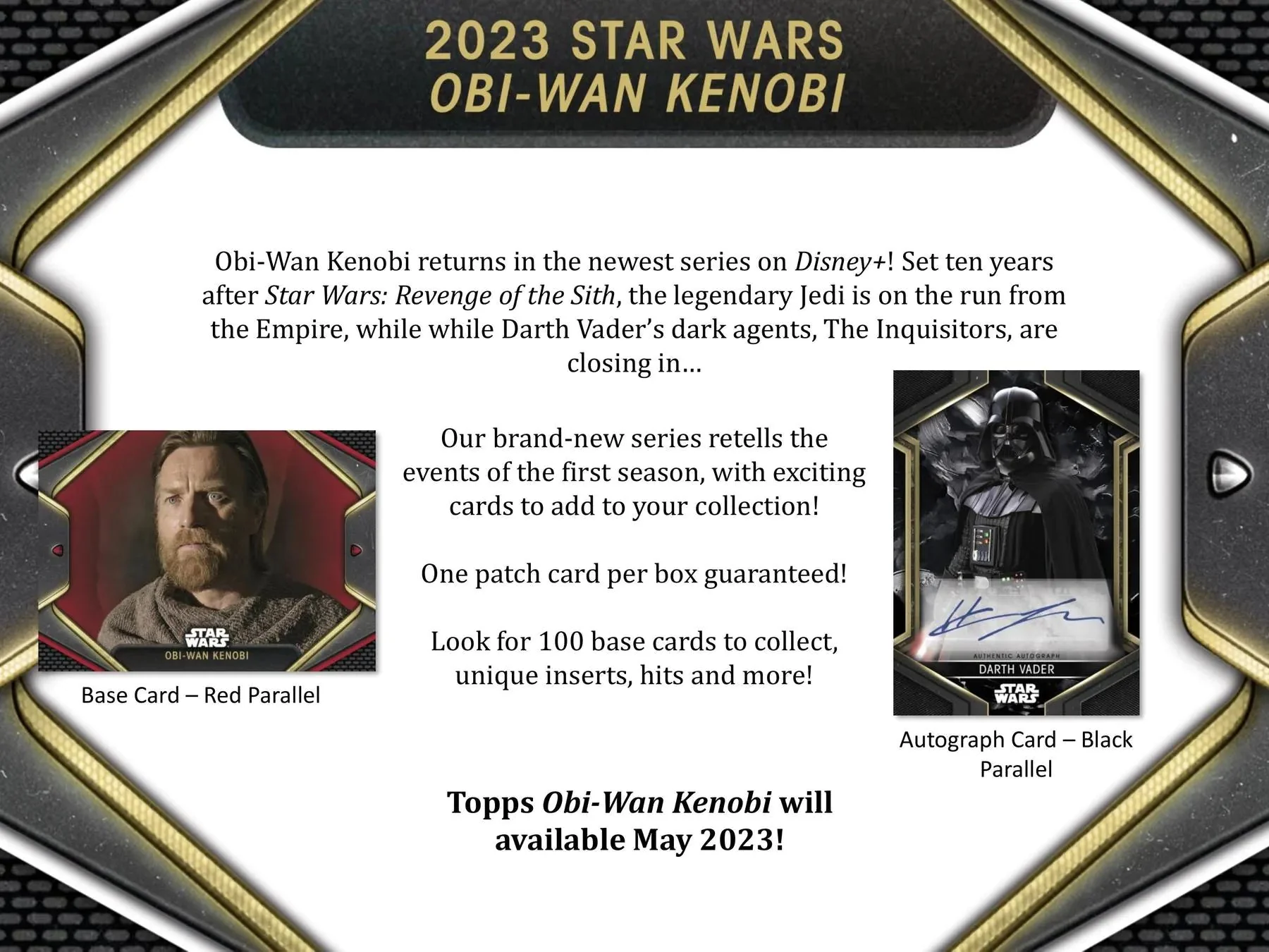2023 Topps Star Wars Obi-Wan 10-Pack Blaster Box - Image 3