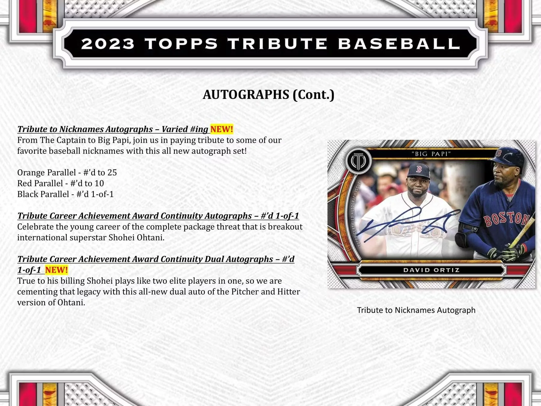 2023 Topps Tribute Baseball Hobby Box - Image 10