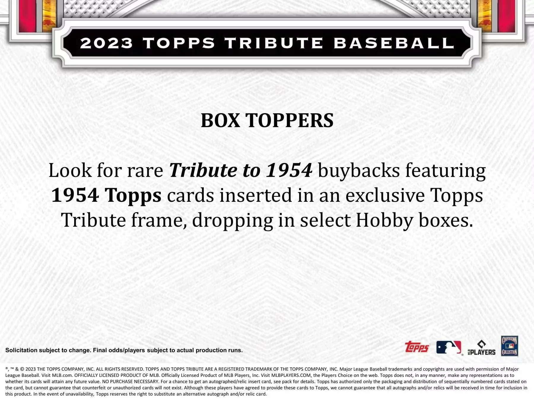 2023 Topps Tribute Baseball Hobby Box - Image 11