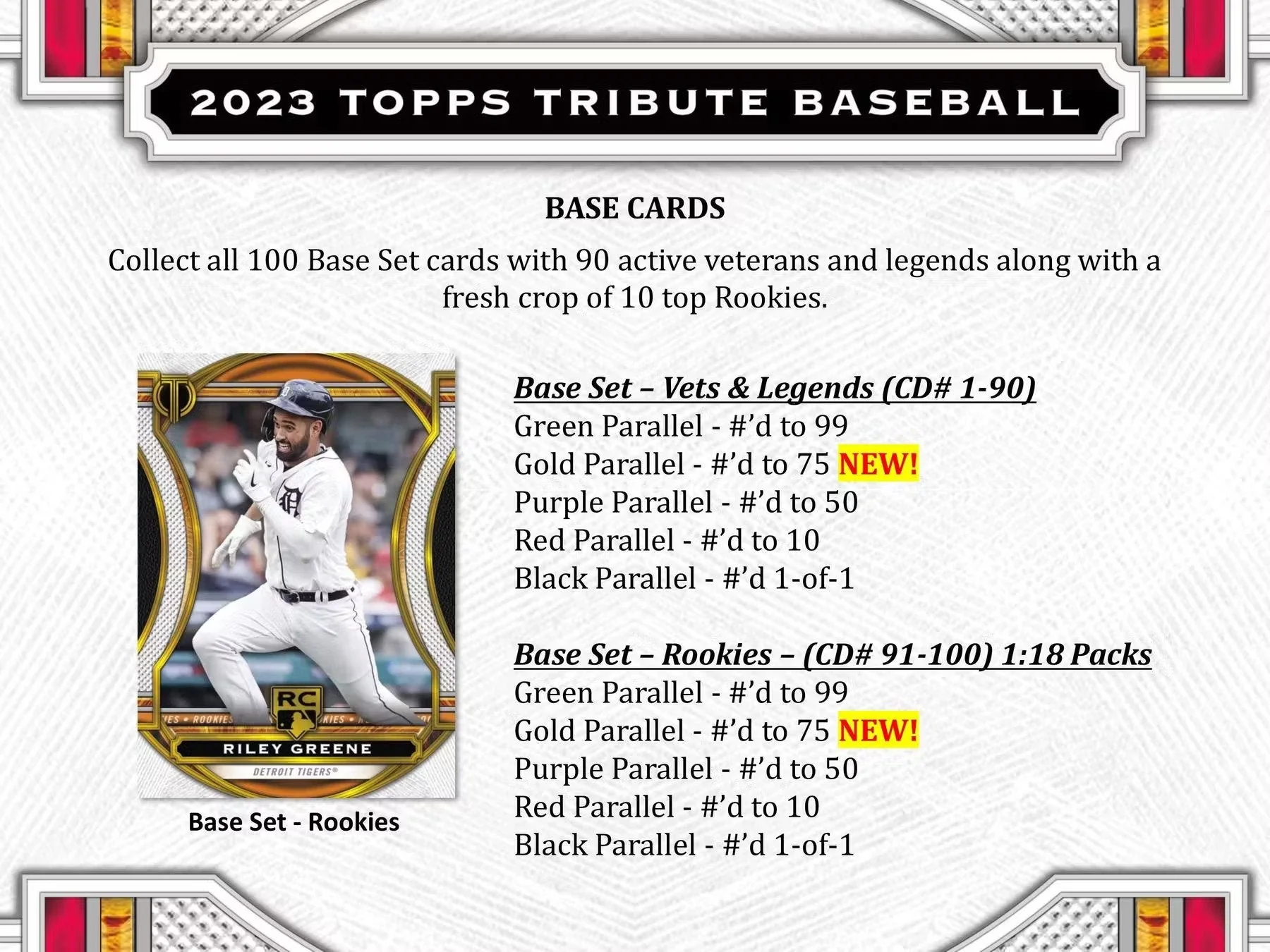 2023 Topps Tribute Baseball Hobby Box - Image 5
