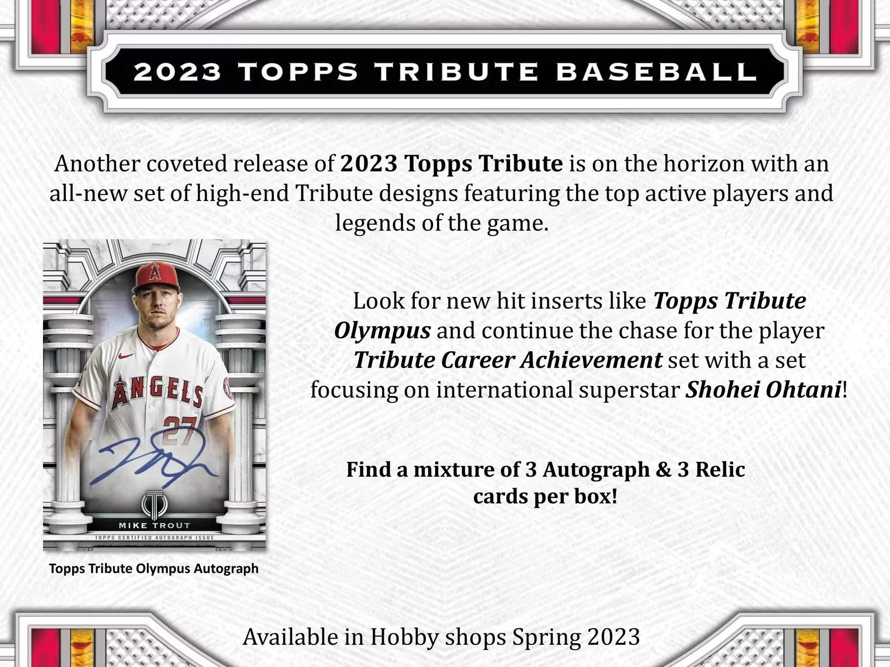 2023 Topps Tribute Baseball Hobby Box - Image 8