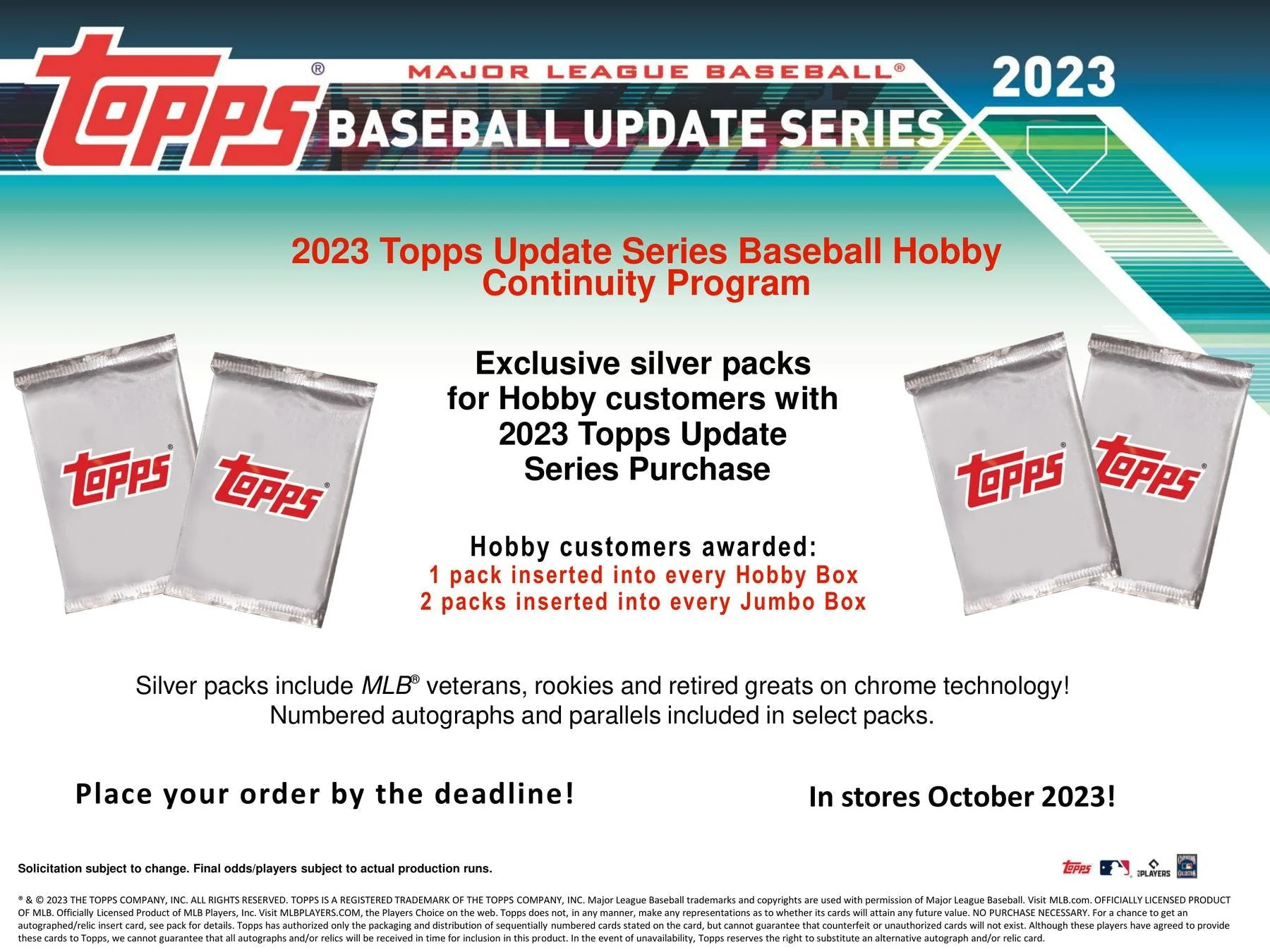 2023 Topps Update Series Baseball Hobby Box - Image 11