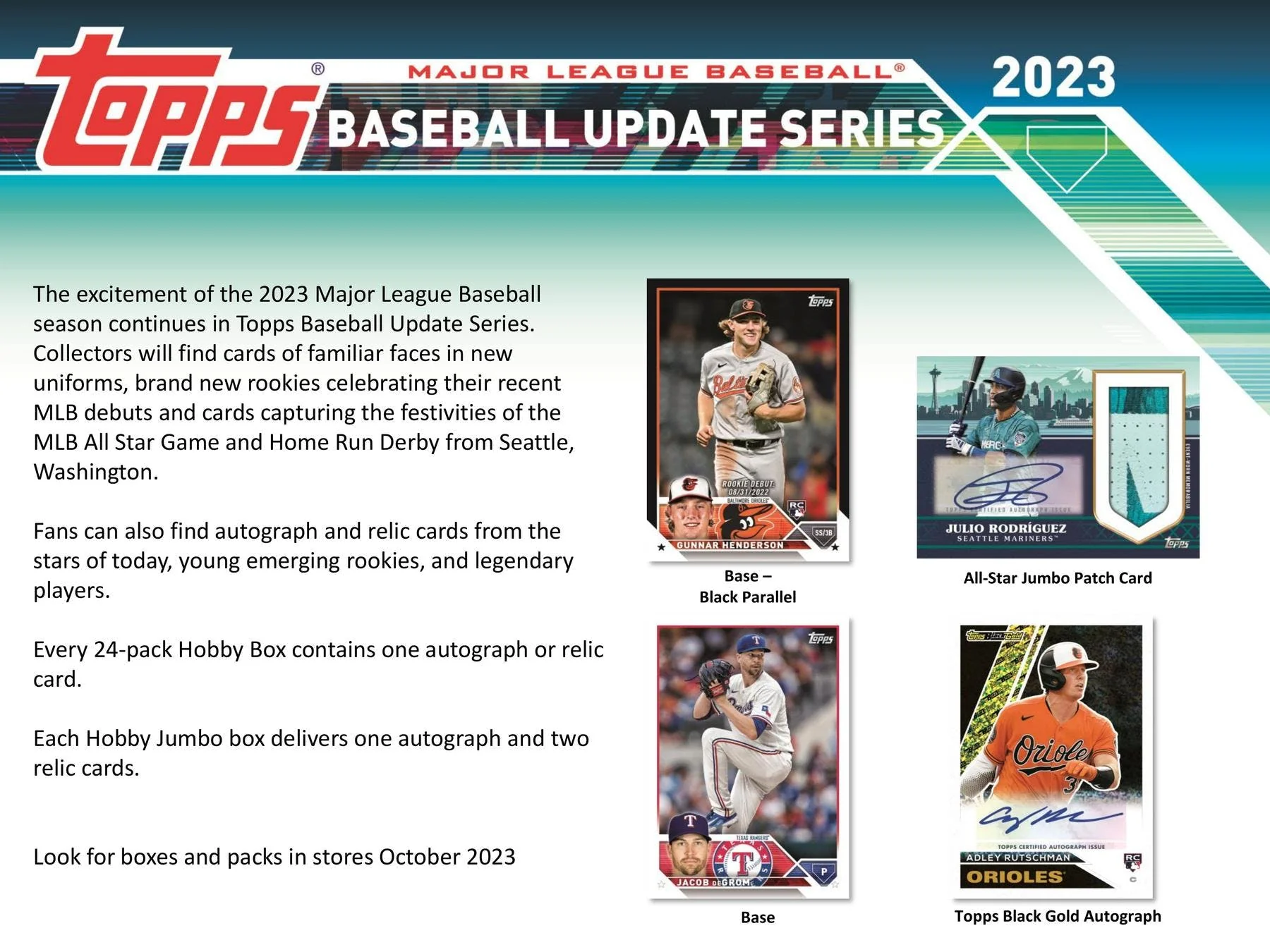 2023 Topps Update Series Baseball Hobby Jumbo Box - Image 4