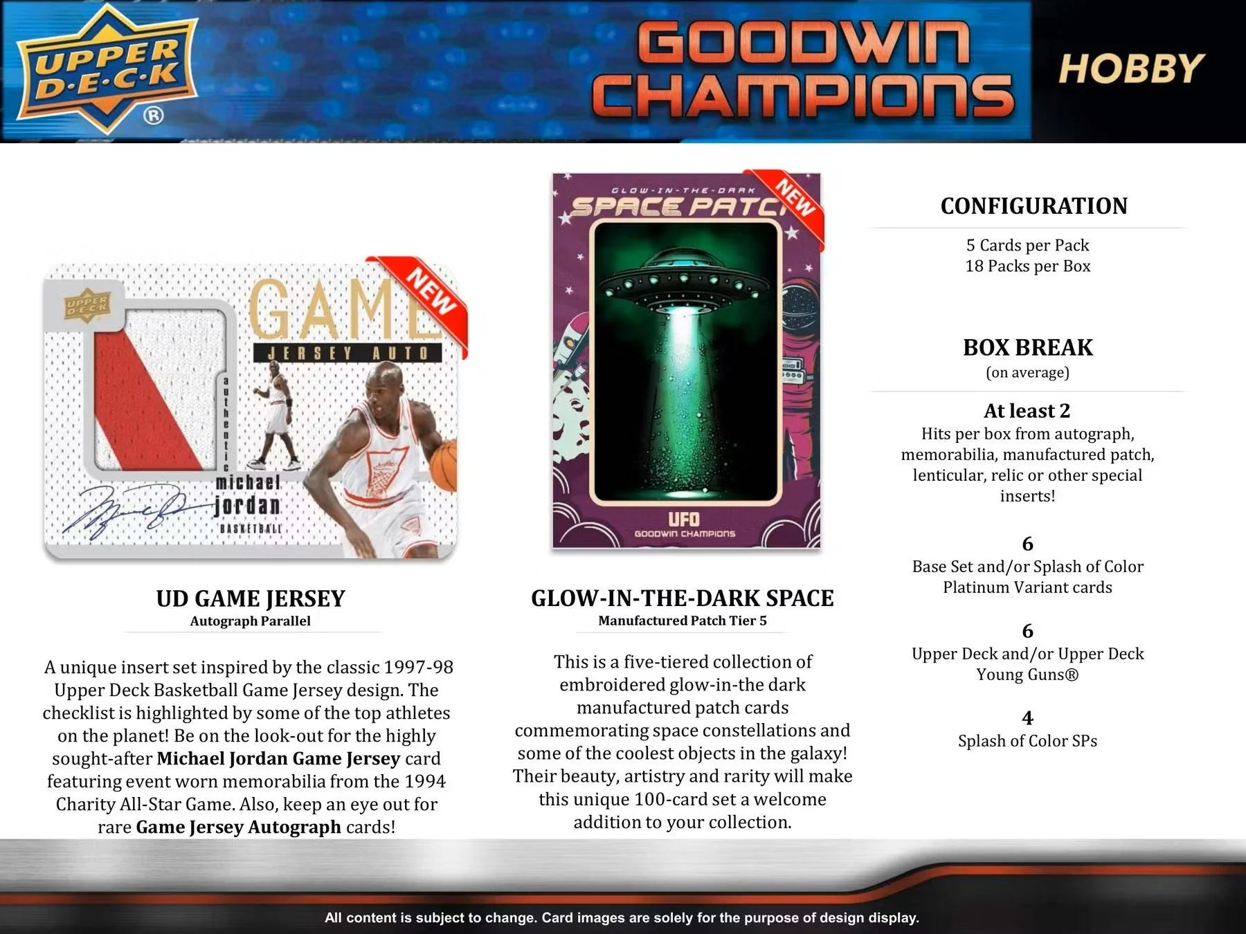 2023 Upper Deck Goodwin Champions CDD Exclusive Hobby Box - Image 6
