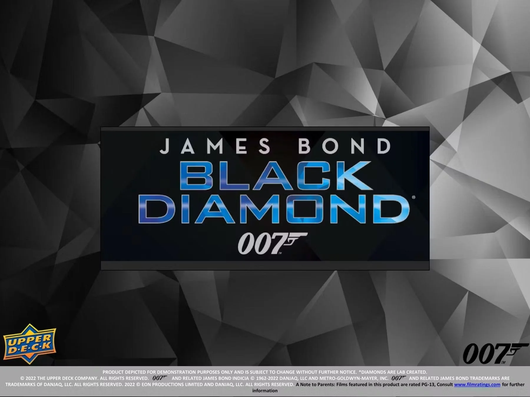 2023 Upper Deck James Bond 007 Black Diamond Trading Cards Hobby Box - Image 3