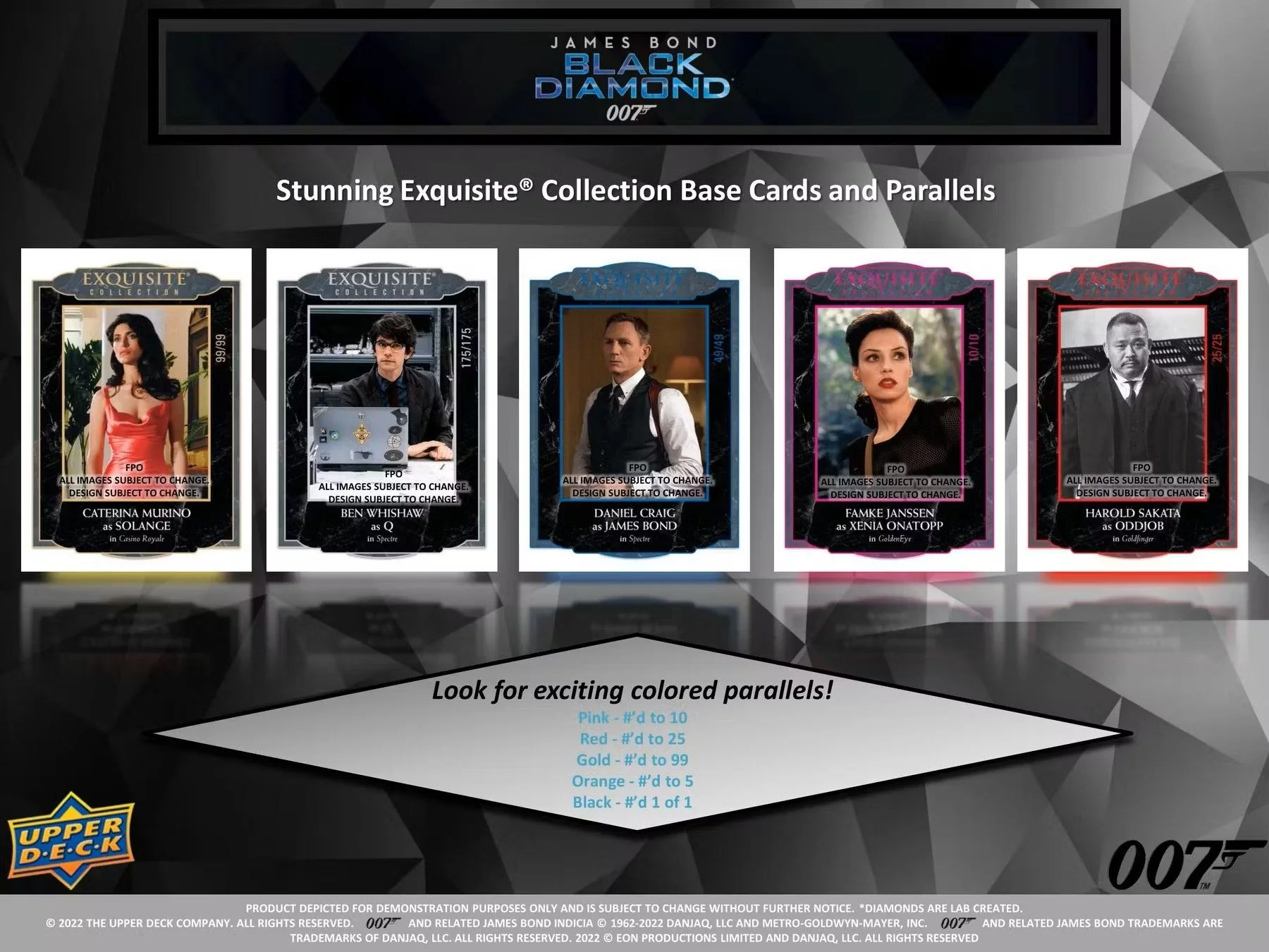 2023 Upper Deck James Bond 007 Black Diamond Trading Cards Hobby Box - Image 4