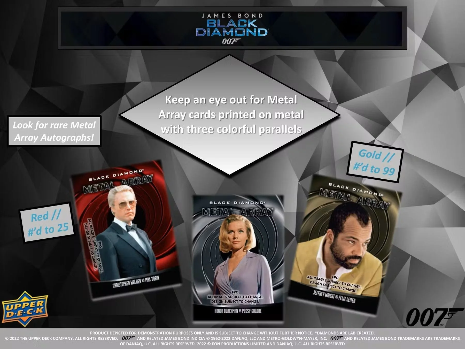 2023 Upper Deck James Bond 007 Black Diamond Trading Cards Hobby Box - Image 6