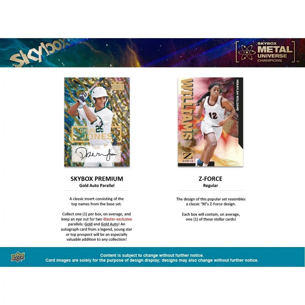 2023 Upper Deck Skybox Metal Universe Champions Blaster - Image 4