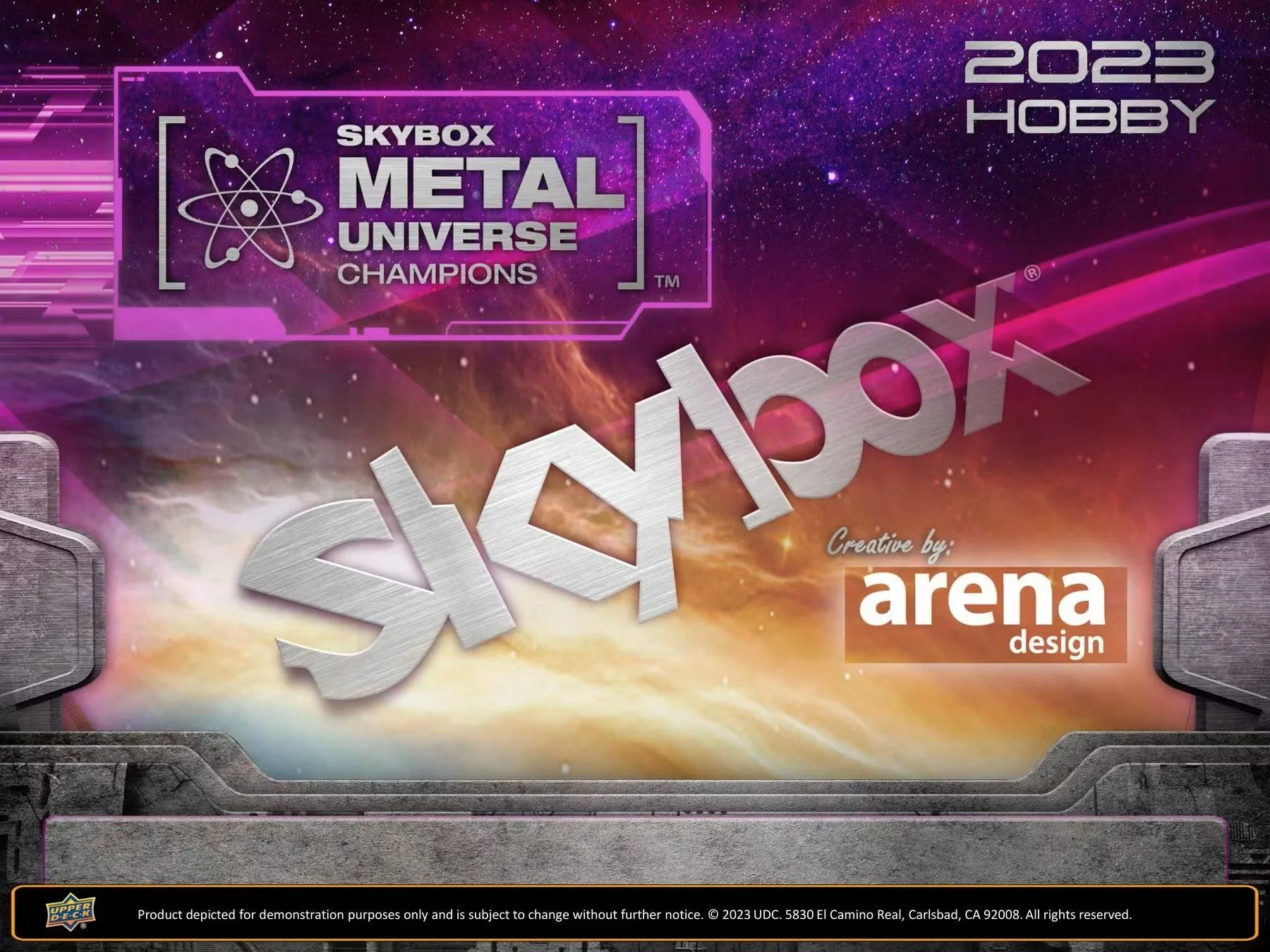 2023 Upper Deck Skybox Metal Universe Champions Hobby Box - Image 3