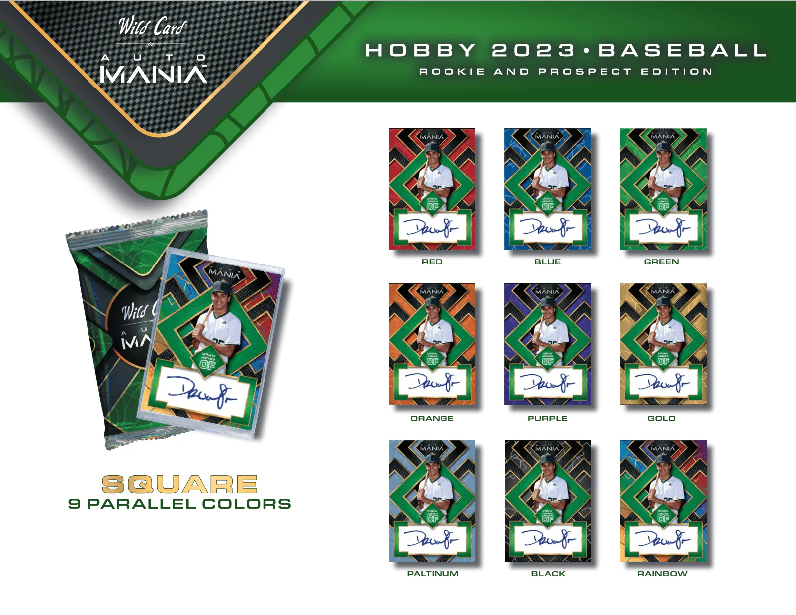2023 Wild Card Auto Mania Rookie & Prospect Edition Baseball Hobby Box - Image 5