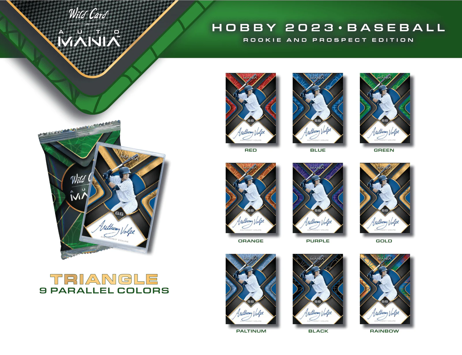 2023 Wild Card Auto Mania Rookie & Prospect Edition Baseball Hobby Box - Image 6