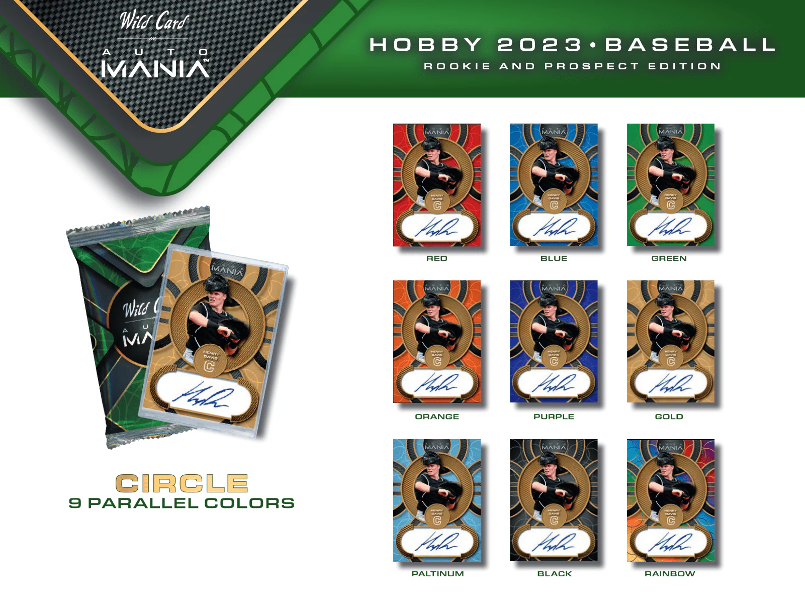 2023 Wild Card Auto Mania Rookie & Prospect Edition Baseball Hobby Box - Image 7