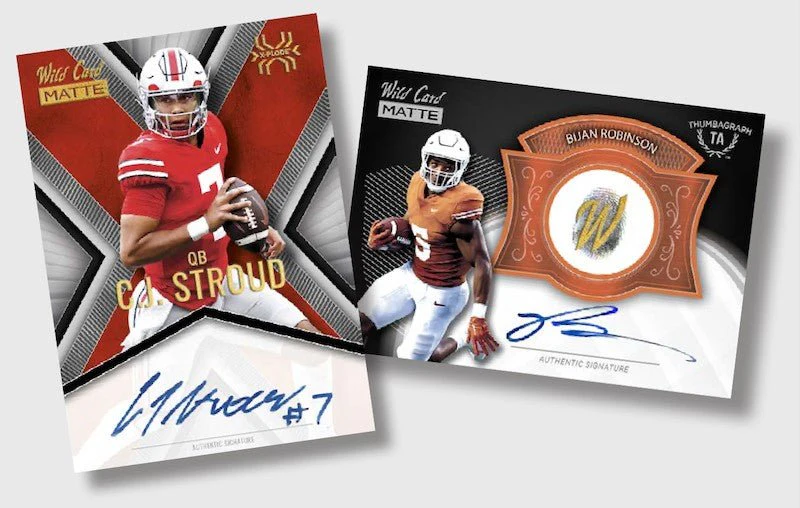 2023 Wild Card Matte Football Premium Edition Hobby Box - Image 2