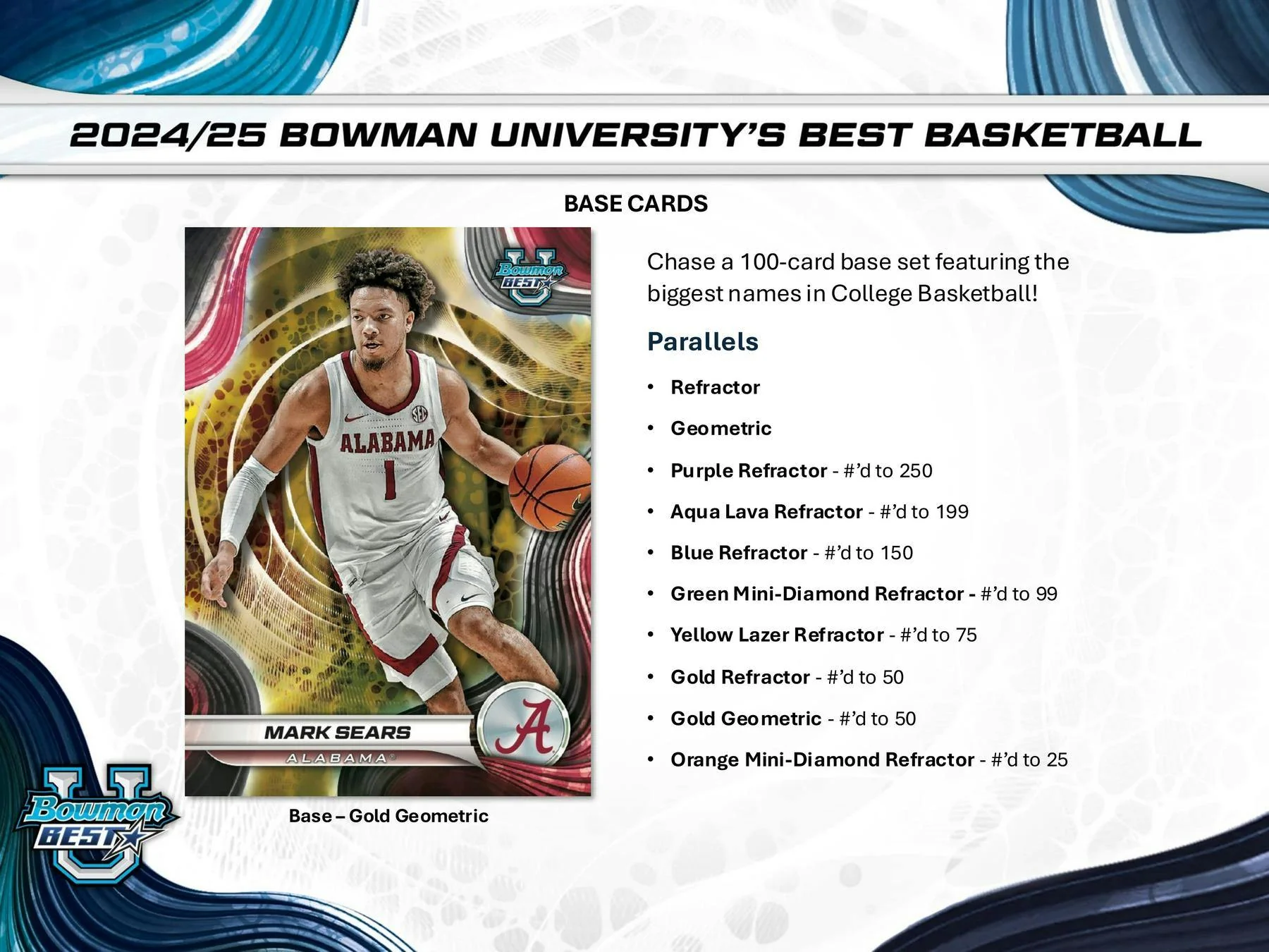 2024-25 Bowman University Best Basketball Hobby Box - Image 3