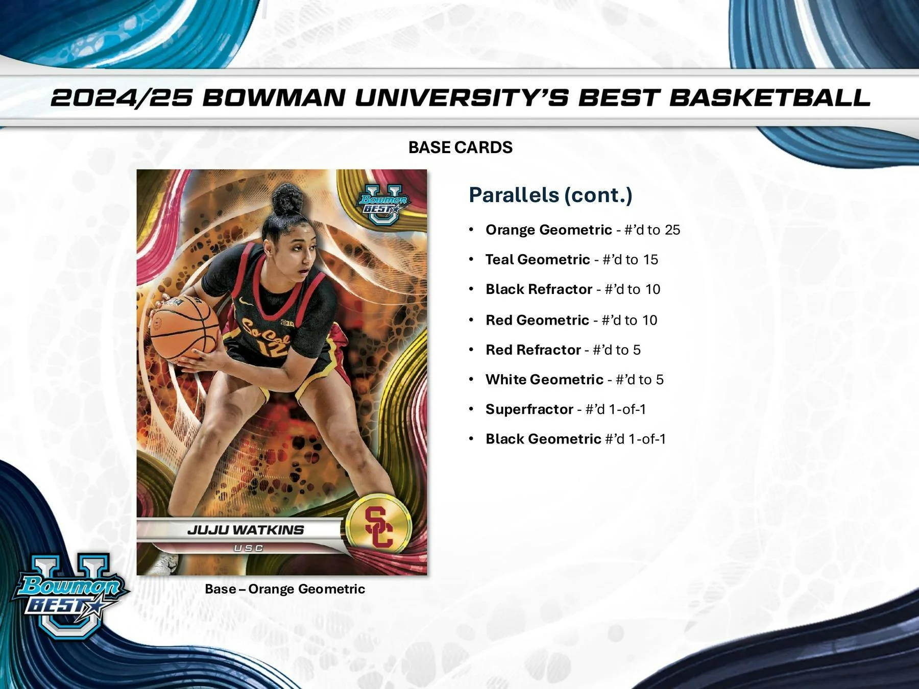 2024-25 Bowman University Best Basketball Hobby Box - Image 4