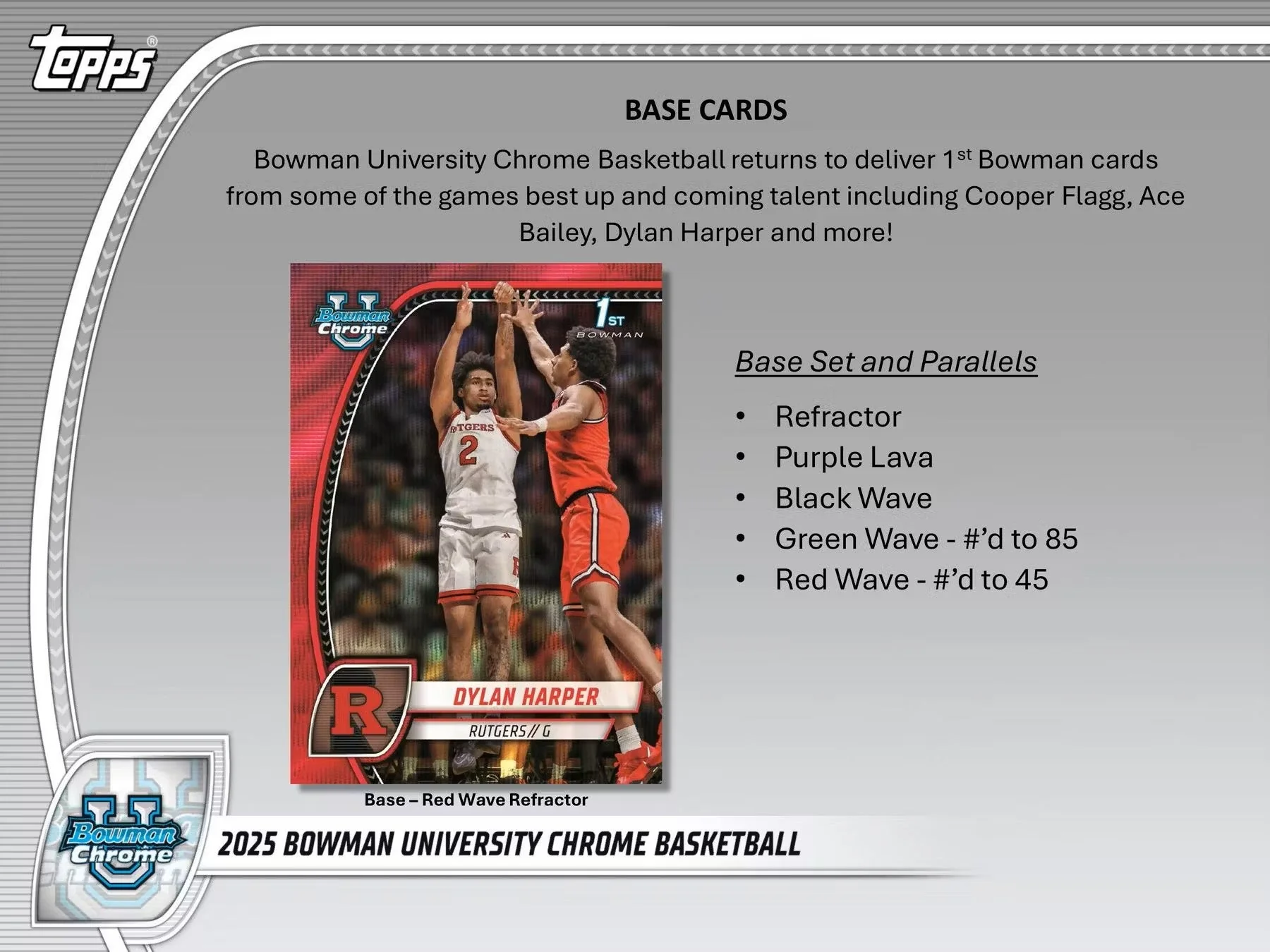 2024-25 Bowman University Chrome Basketball 7-Pack Blaster Box - Image 4
