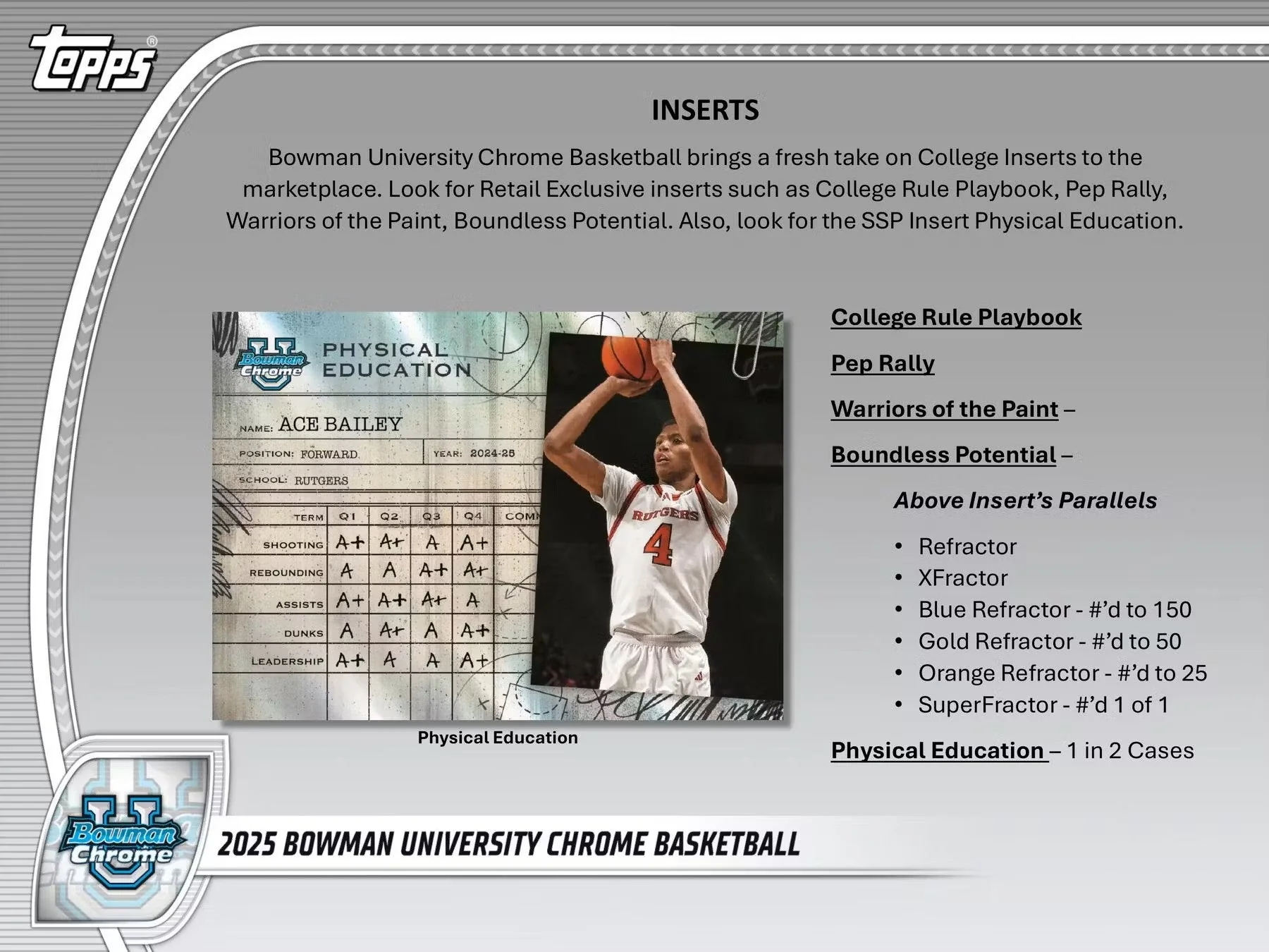 2024-25 Bowman University Chrome Basketball 7-Pack Blaster Box - Image 5