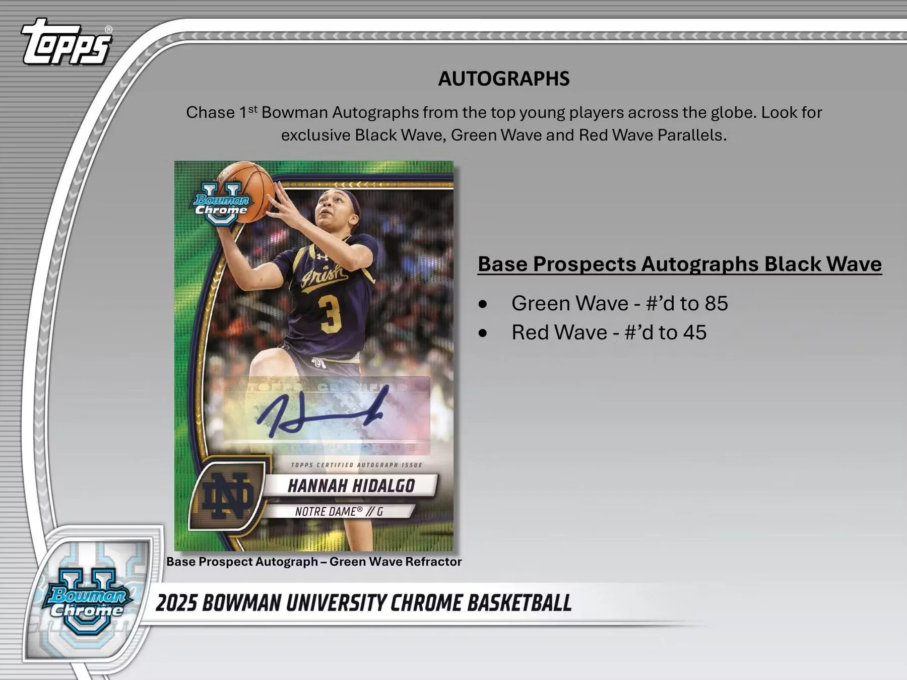 2024-25 Bowman University Chrome Basketball 7-Pack Blaster Box - Image 6