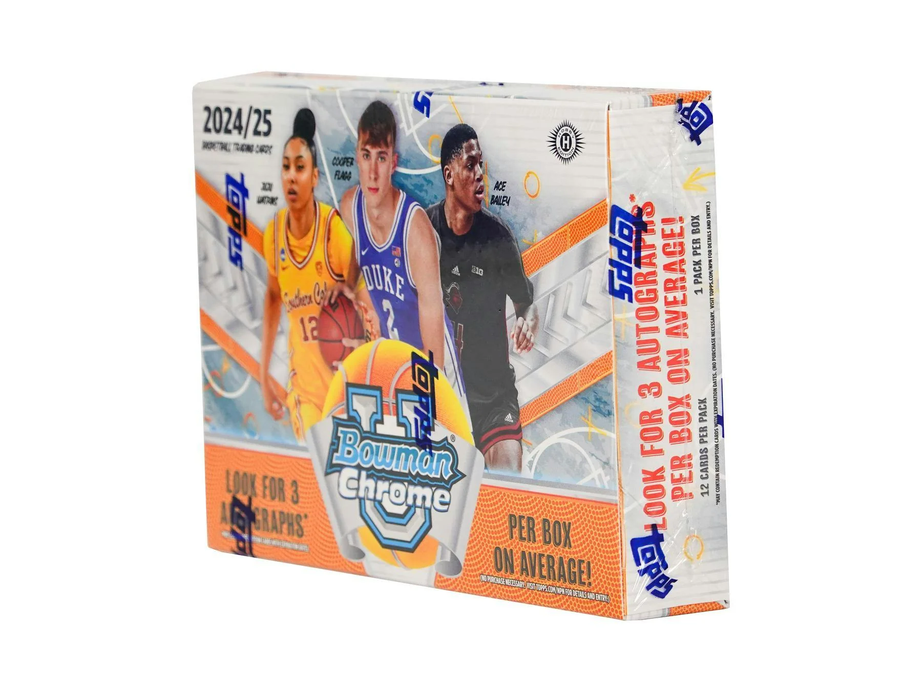 2024-25 Bowman University Chrome Basketball Breaker Delight Box - Image 2