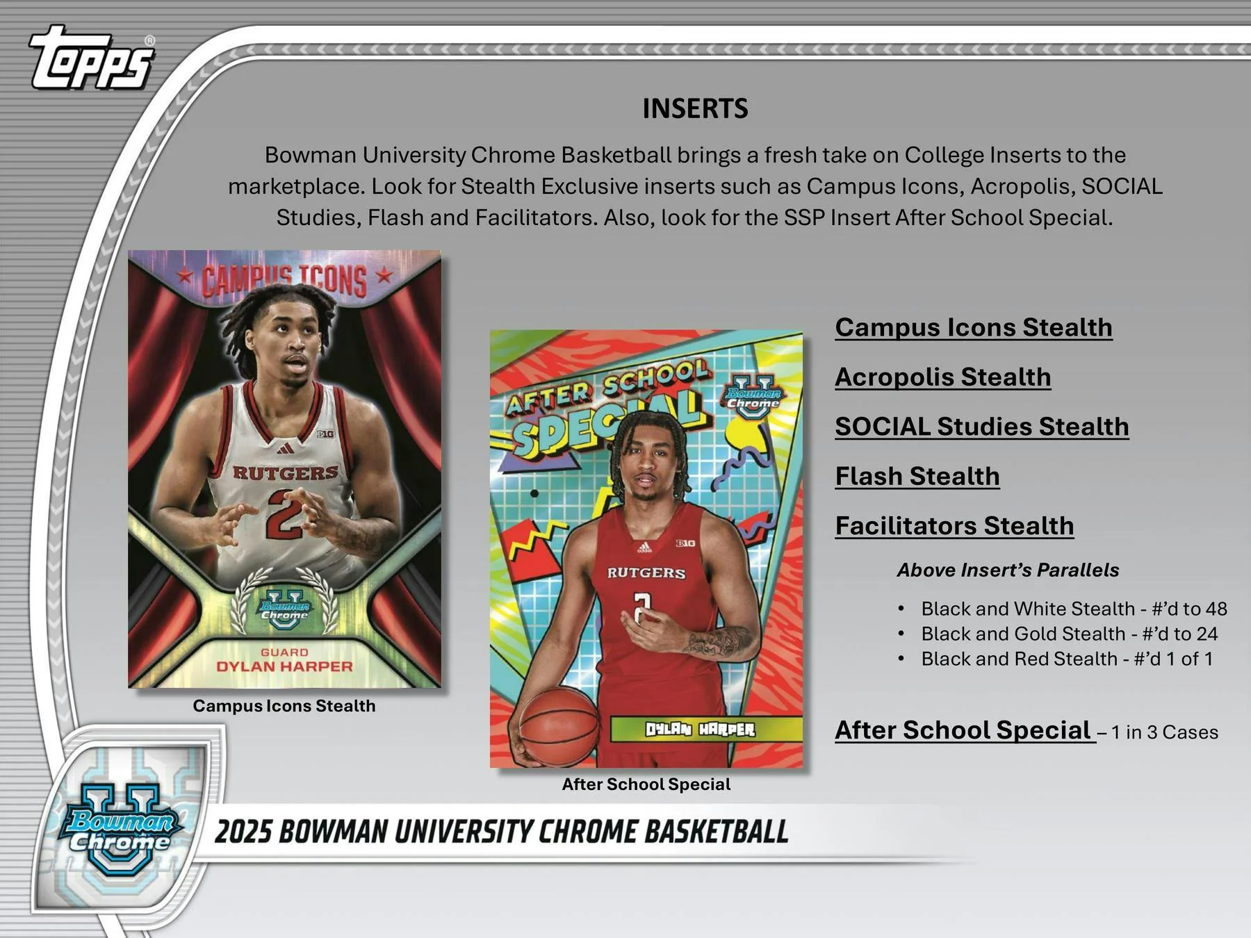 2024-25 Bowman University Chrome Basketball Breaker Delight Box - Image 5
