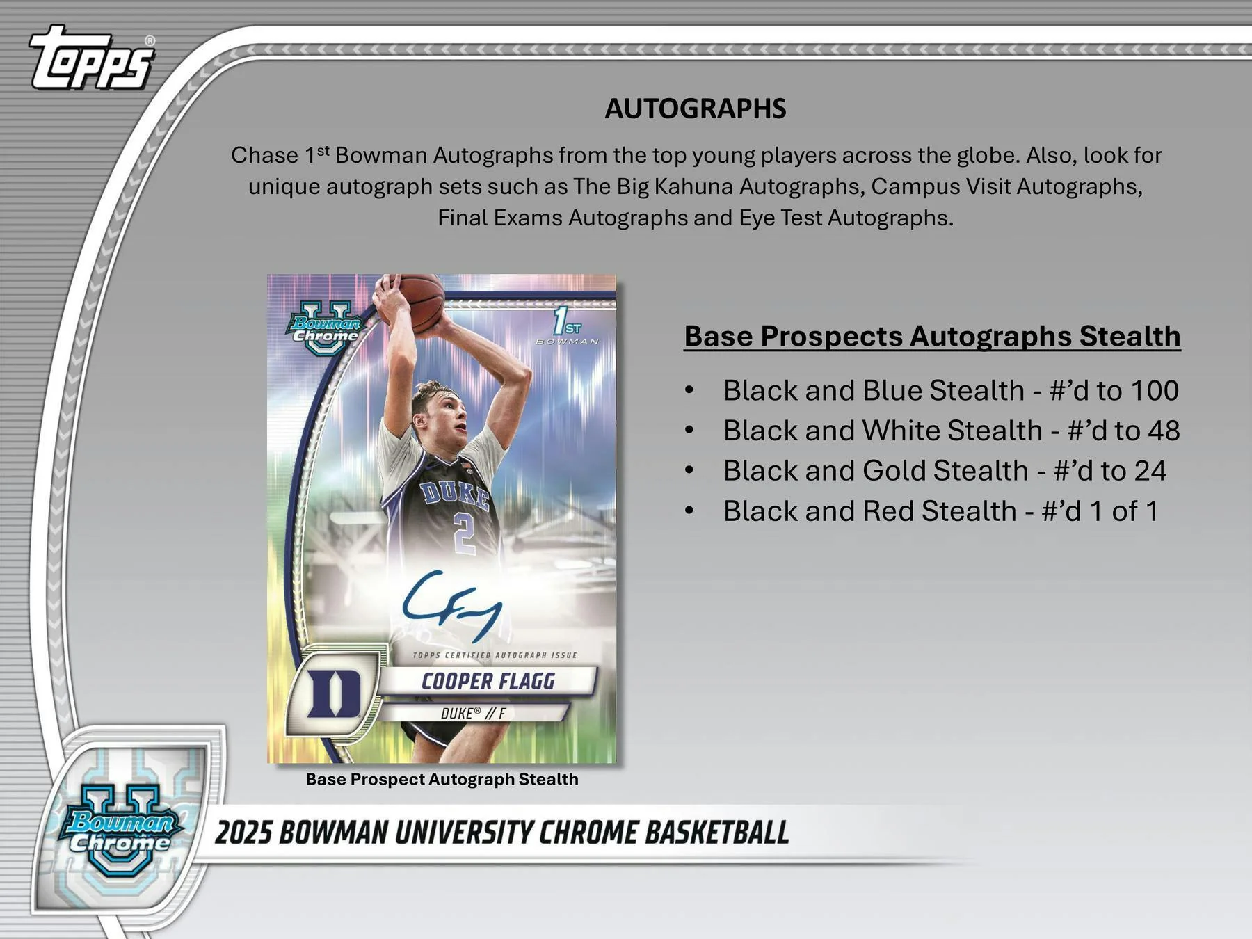 2024-25 Bowman University Chrome Basketball Breaker Delight Box - Image 6