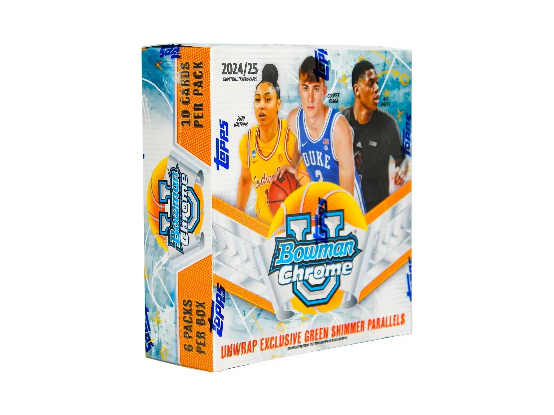 2024-25 Bowman University Chrome Basketball Mega Box - Image 2