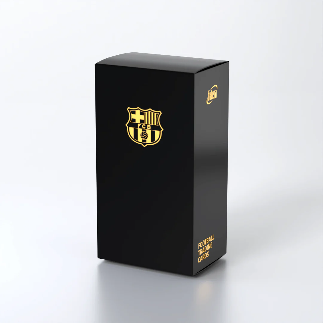 2024-25 Futera FC Barcelona FX Football Soccer Hobby Box | Columbia Sports Cards & More