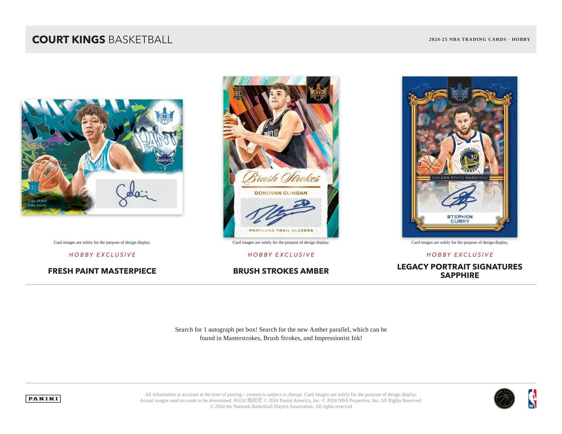 2024-25 Panini Court Kings Basketball Hobby Box - Image 4