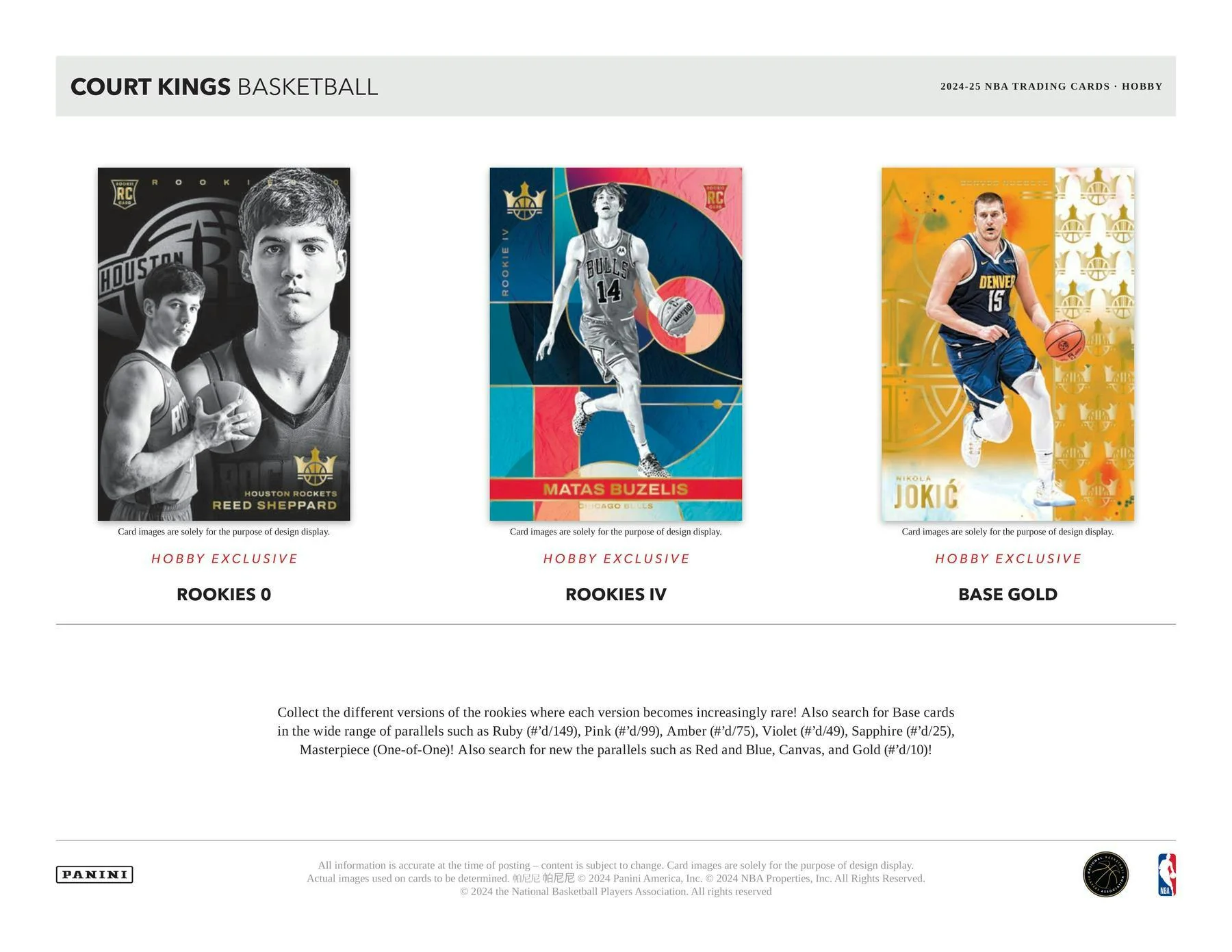 2024-25 Panini Court Kings Basketball Hobby Box - Image 5