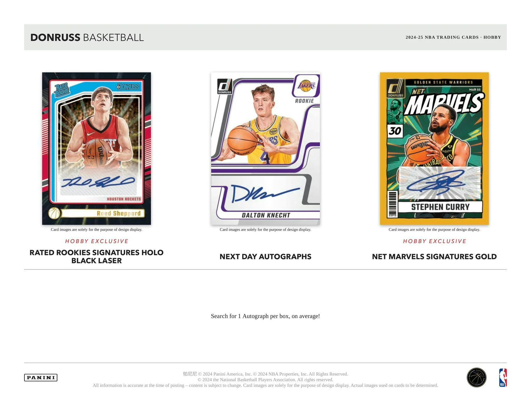 2024-25 Panini Donruss Basketball Hobby Box - Image 3