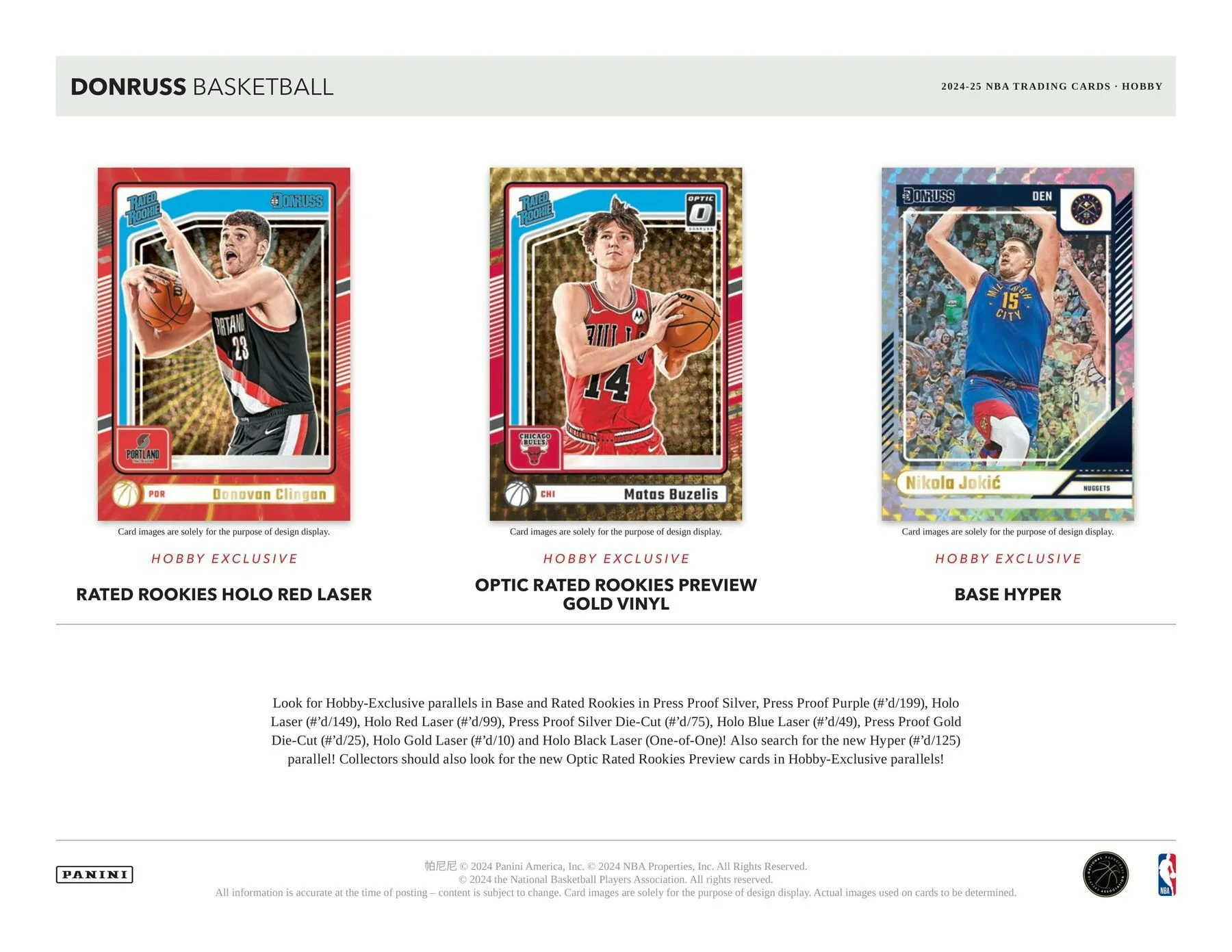 2024-25 Panini Donruss Basketball Hobby Box - Image 4