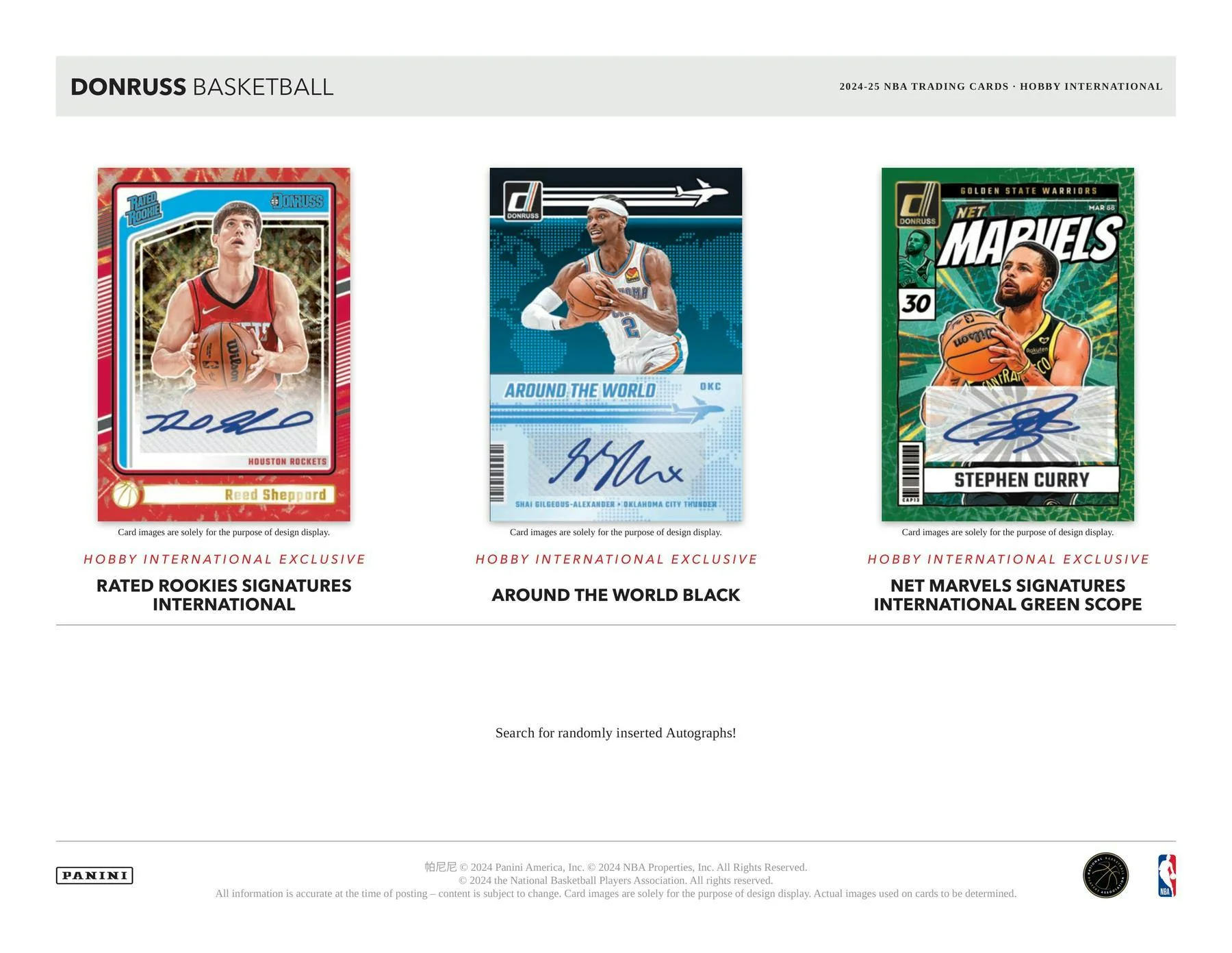 2024-25 Panini Donruss Basketball International Hobby Box – Columbia Sports Cards & More - Image 4