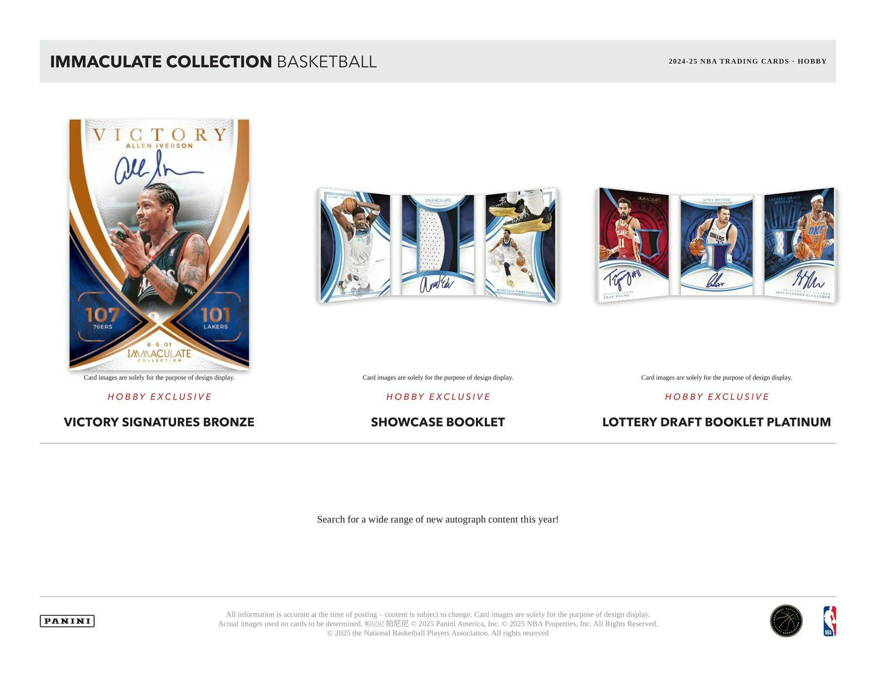 2024-25 Panini Immaculate Basketball Hobby Box | Columbia Sports Cards - Image 4