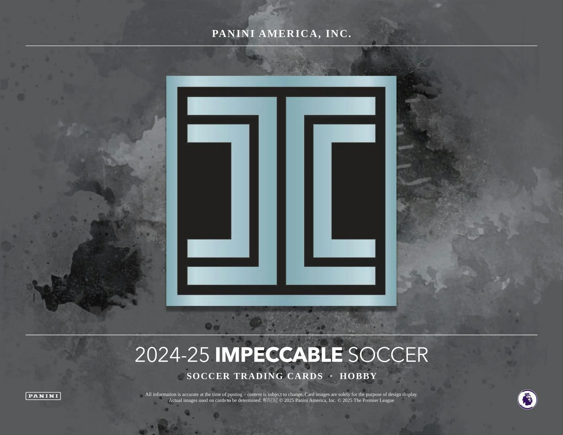 2024-25 Panini Impeccable EPL Premiere League Soccer Hobby Box - Image 3