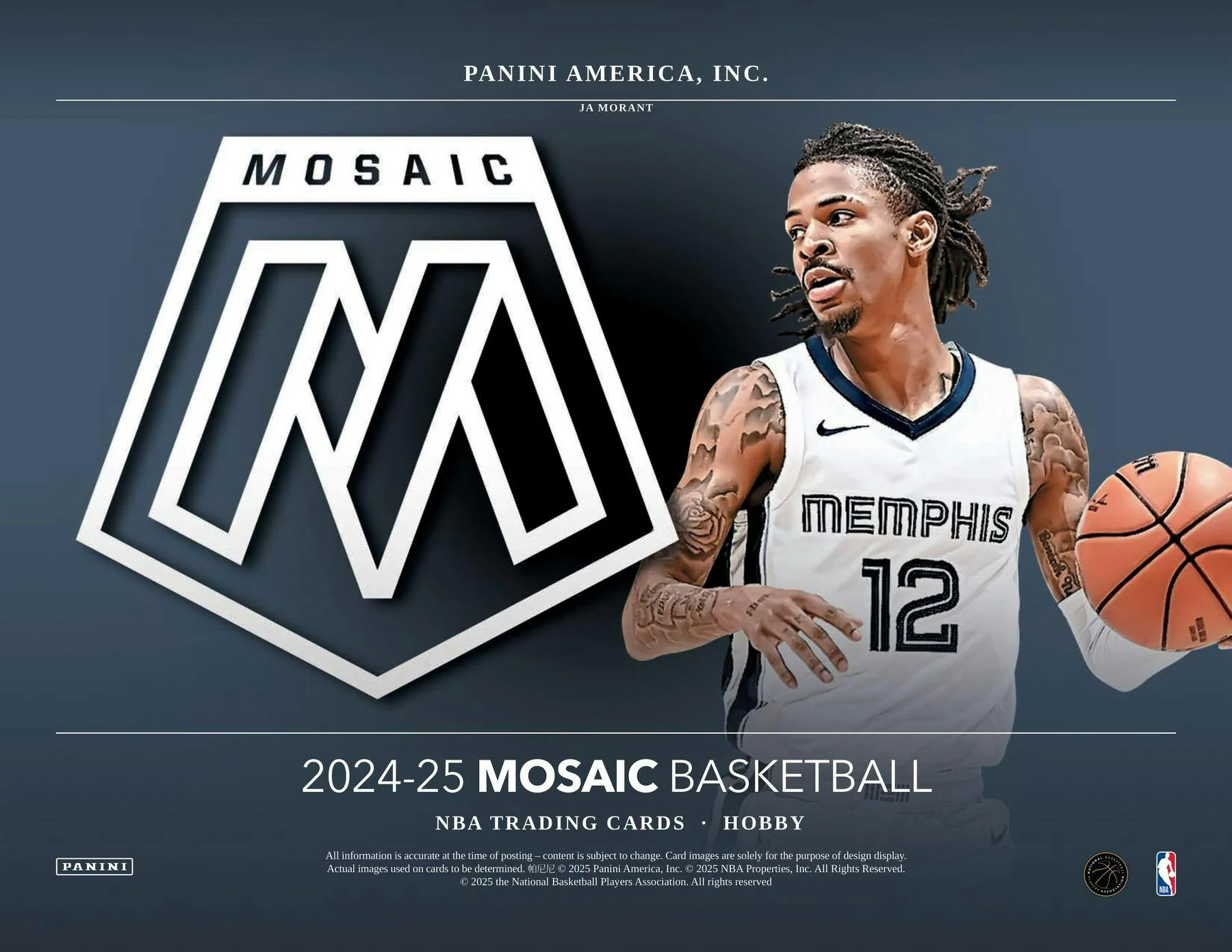 2024-25 Panini Mosaic Basketball Hobby Box | Columbia Sports Cards & More - Image 3