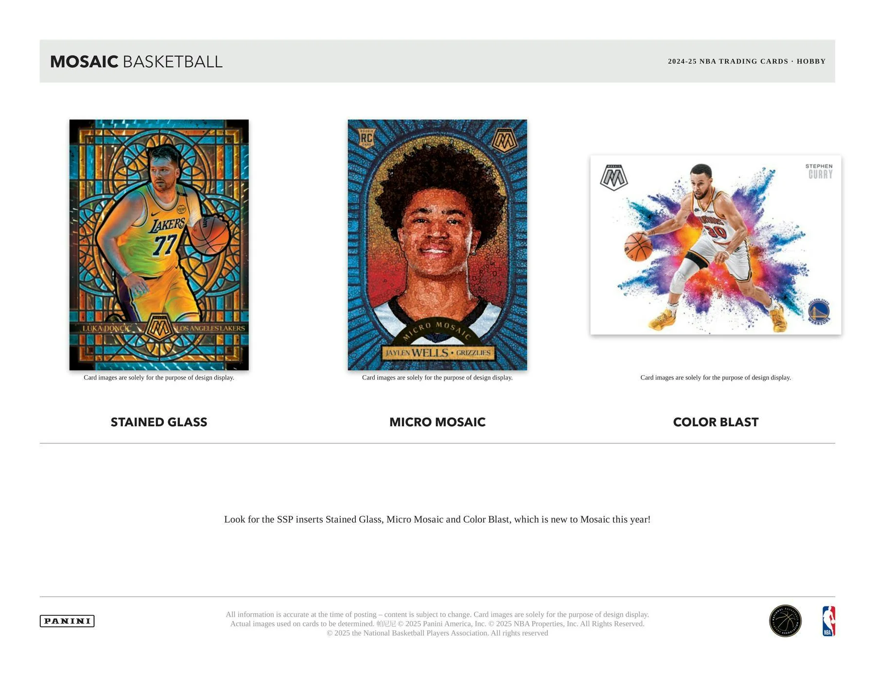 2024-25 Panini Mosaic Basketball Hobby Box | Columbia Sports Cards & More - Image 6