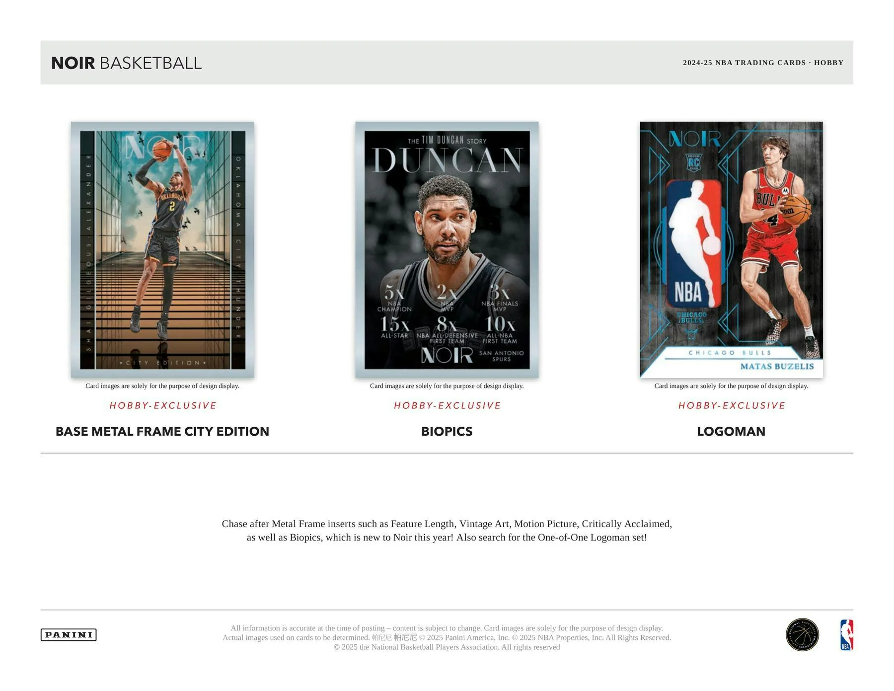 2024‑25 Panini Noir Basketball Hobby Box - Image 5