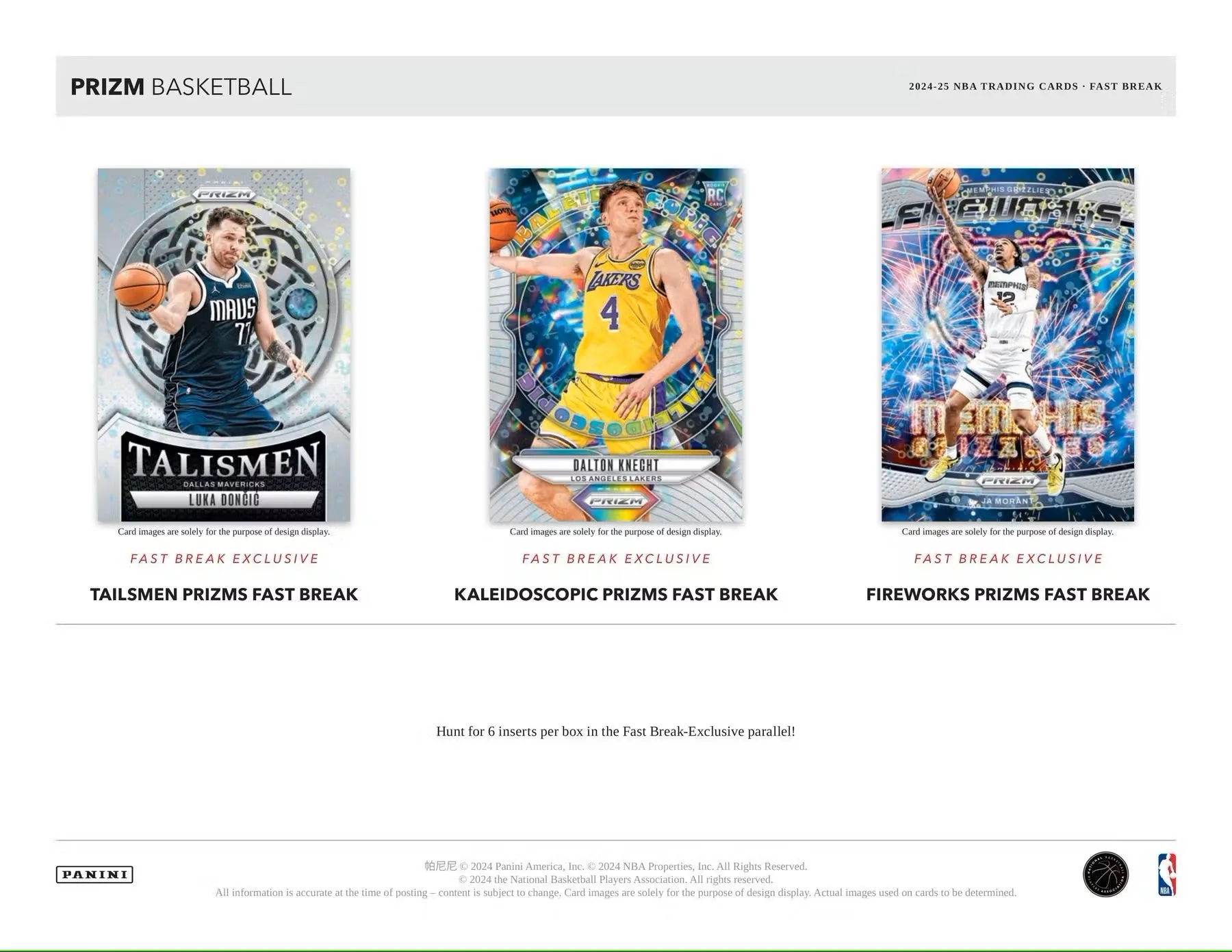 2024-25 Panini Prizm Basketball Fast Break Box - Image 6