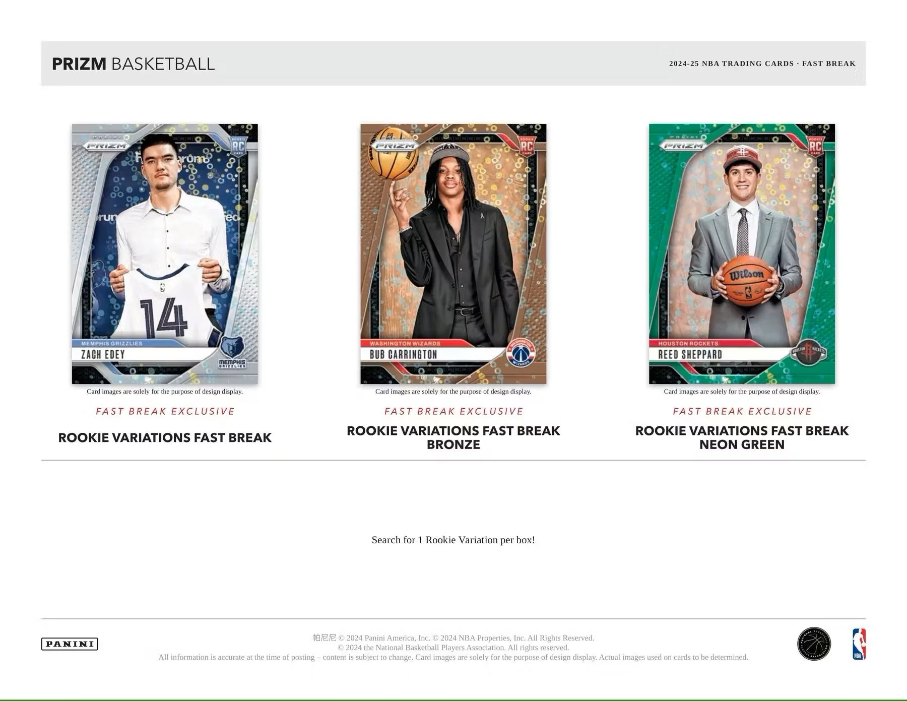 2024-25 Panini Prizm Basketball Fast Break Box - Image 7