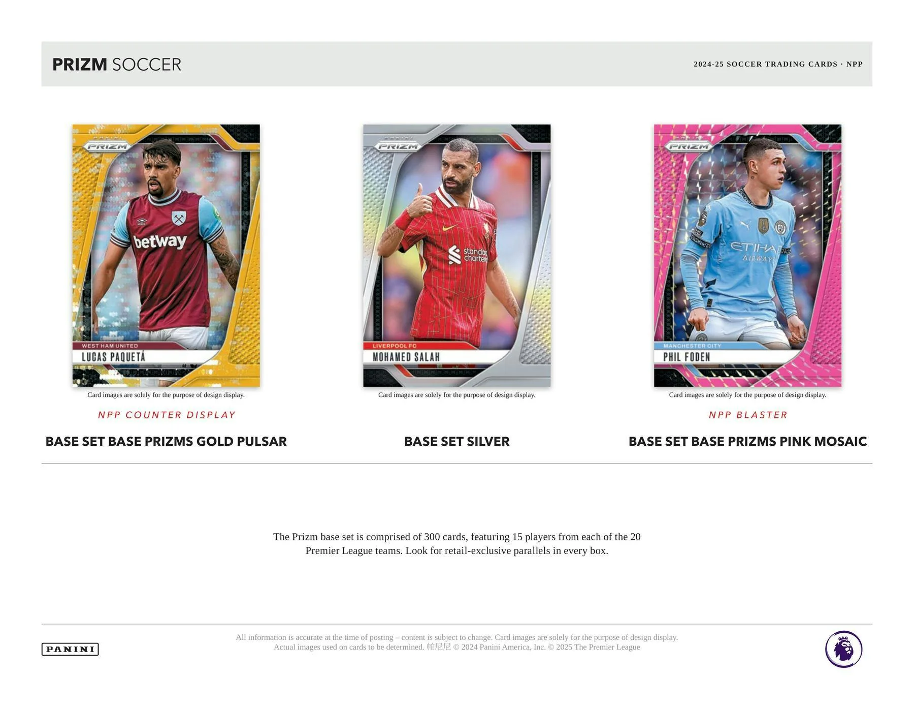 2024-25 Panini Prizm Premier League EPL Soccer 6-Pack Blaster Box (Pink Mosaic Prizms!) - Image 4