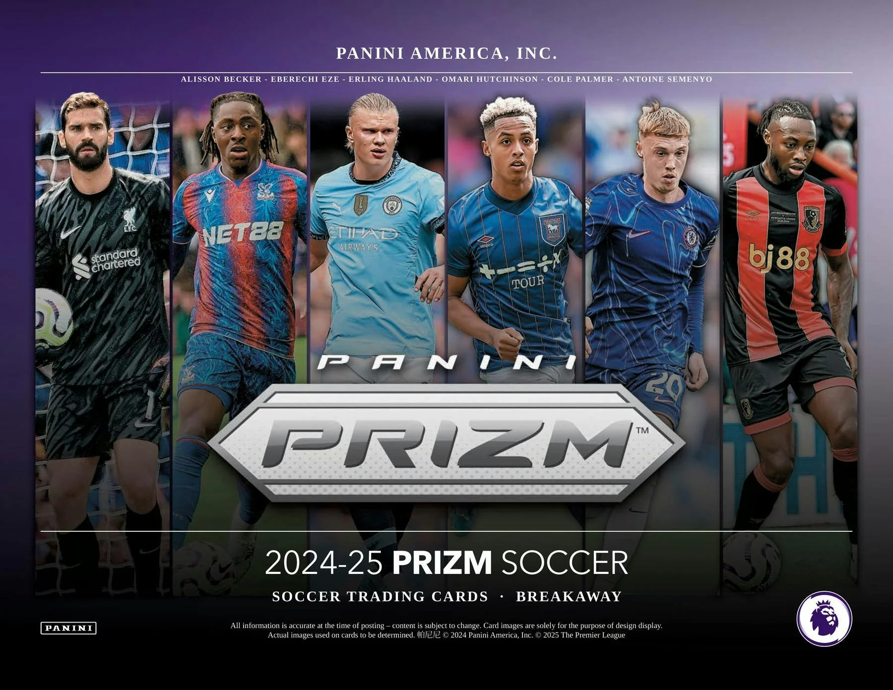 2024-25 Panini Prizm Premier League EPL Soccer Breakaway Box - Image 3