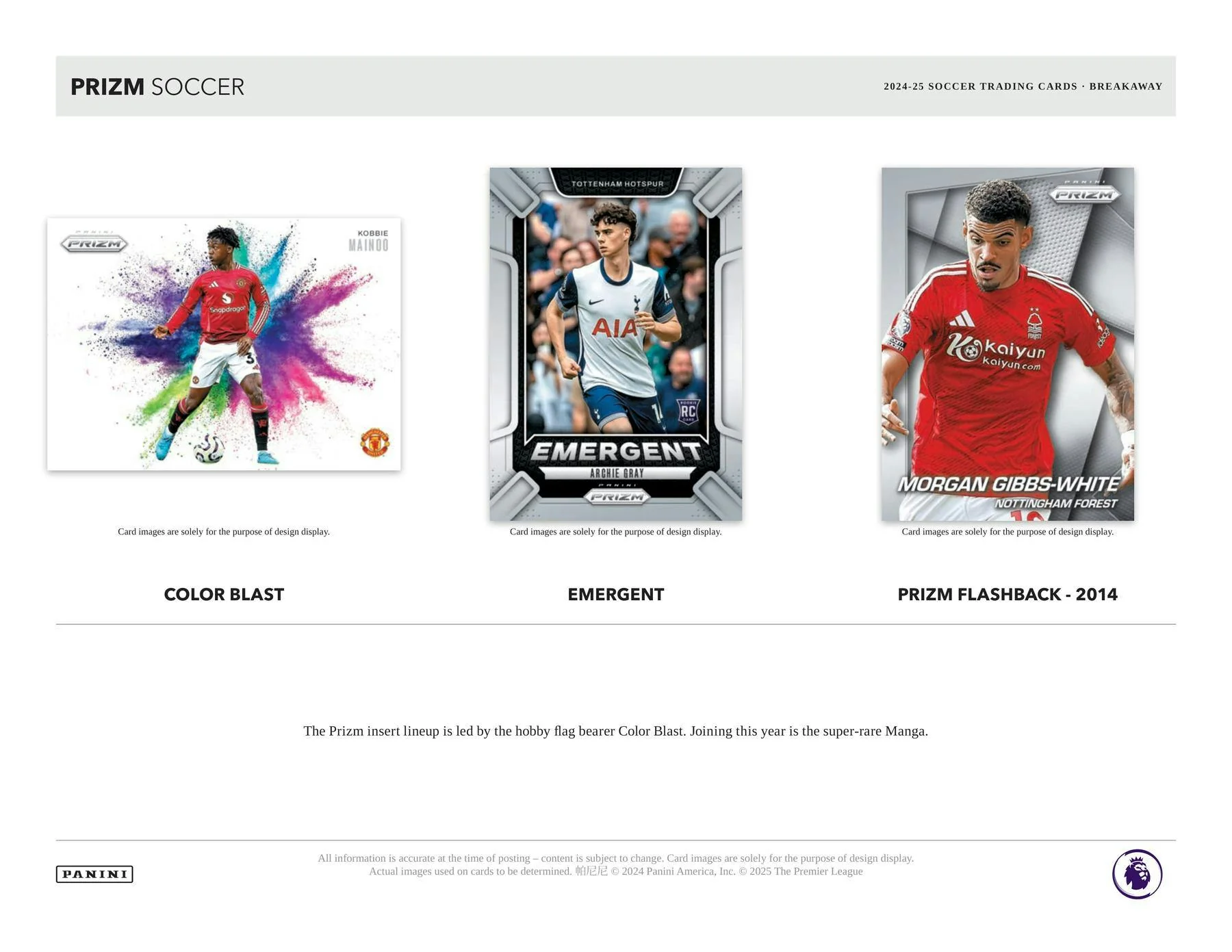 2024-25 Panini Prizm Premier League EPL Soccer Breakaway Box - Image 5
