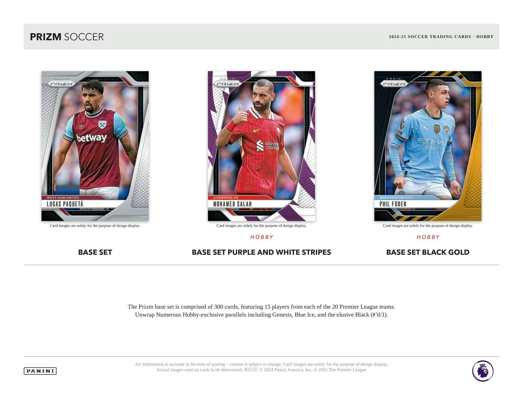 2024-25 Panini Prizm Premier League EPL Soccer Hobby Box - Image 4