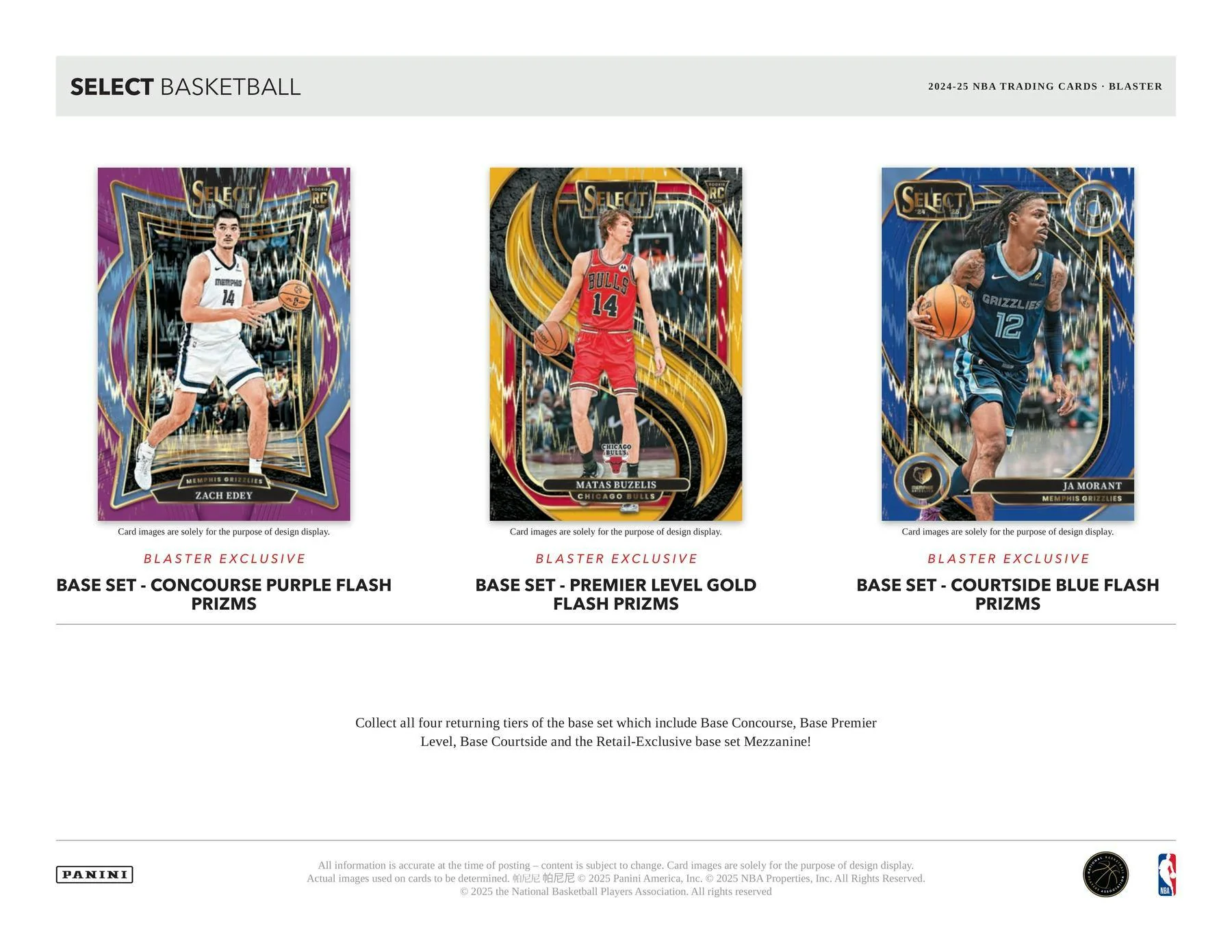 2024/25 Panini Select Basketball 6-Pack Blaster Box | Columbia Sports Cards - Image 3