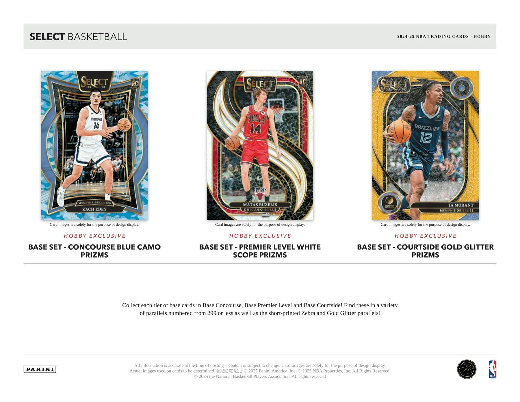 2024-25 Panini Select Basketball Hobby Box – Columbia Sports Cards & More - Image 3