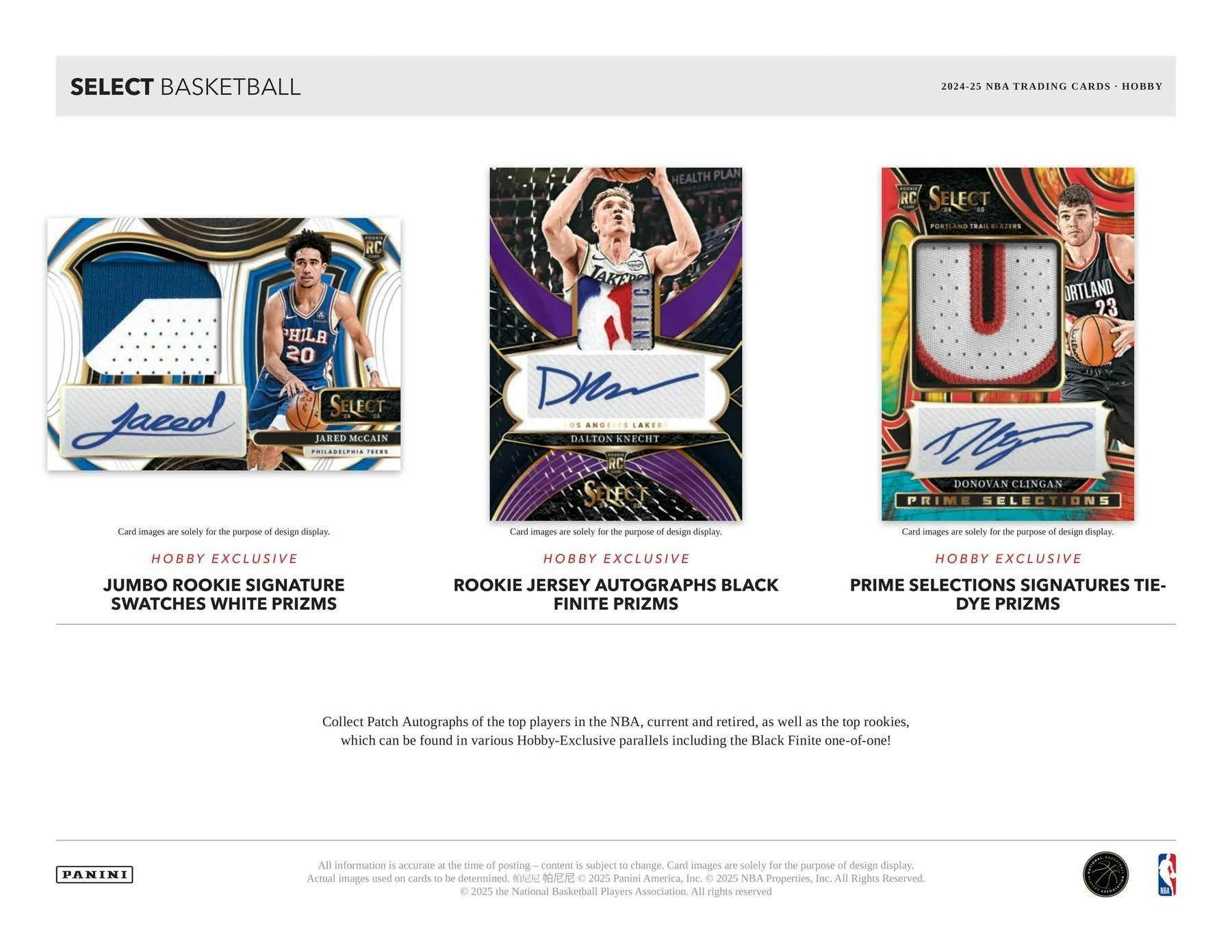 2024-25 Panini Select Basketball Hobby Box – Columbia Sports Cards & More - Image 4