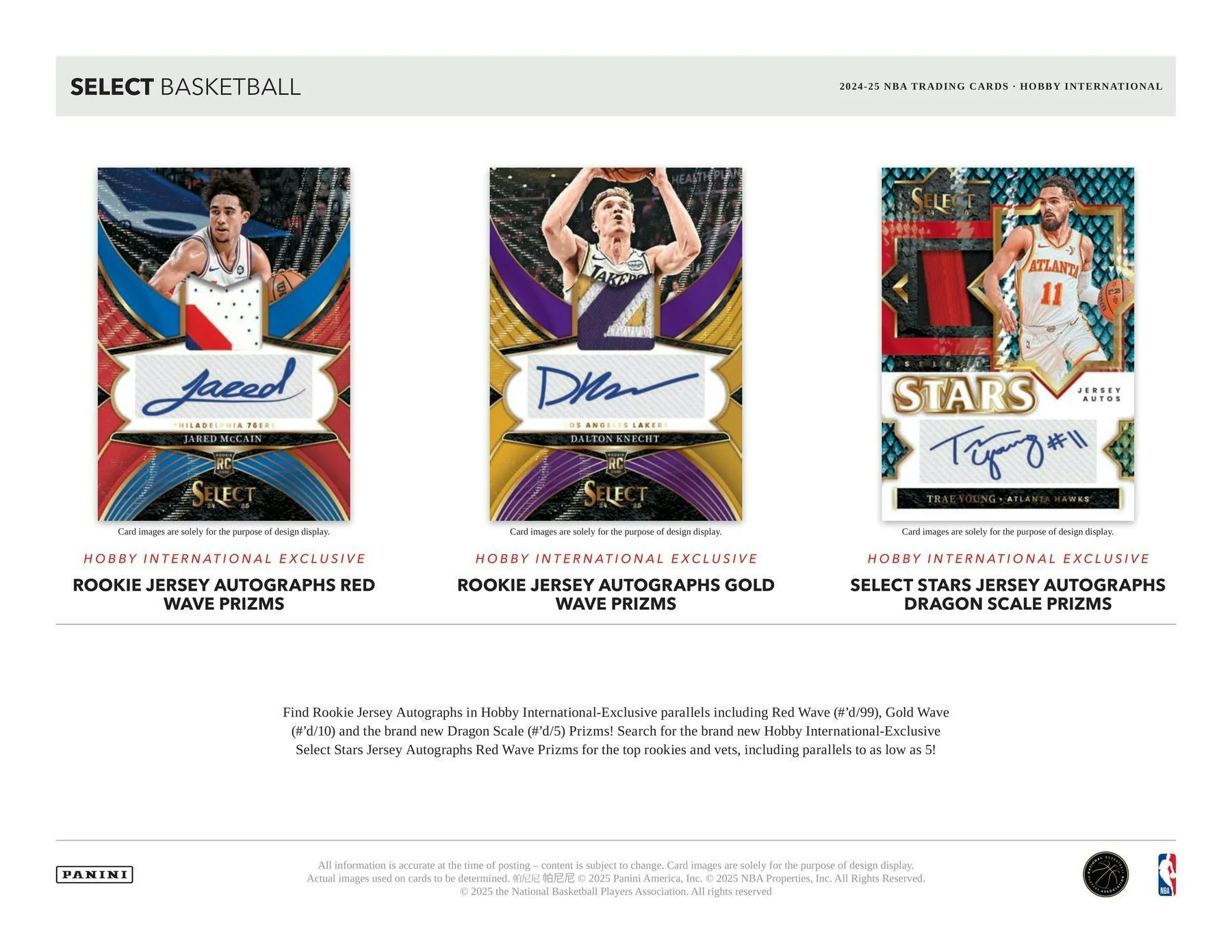 2024-25 Panini Select Basketball International Hobby Box – Columbia Sports Cards & More - Image 5