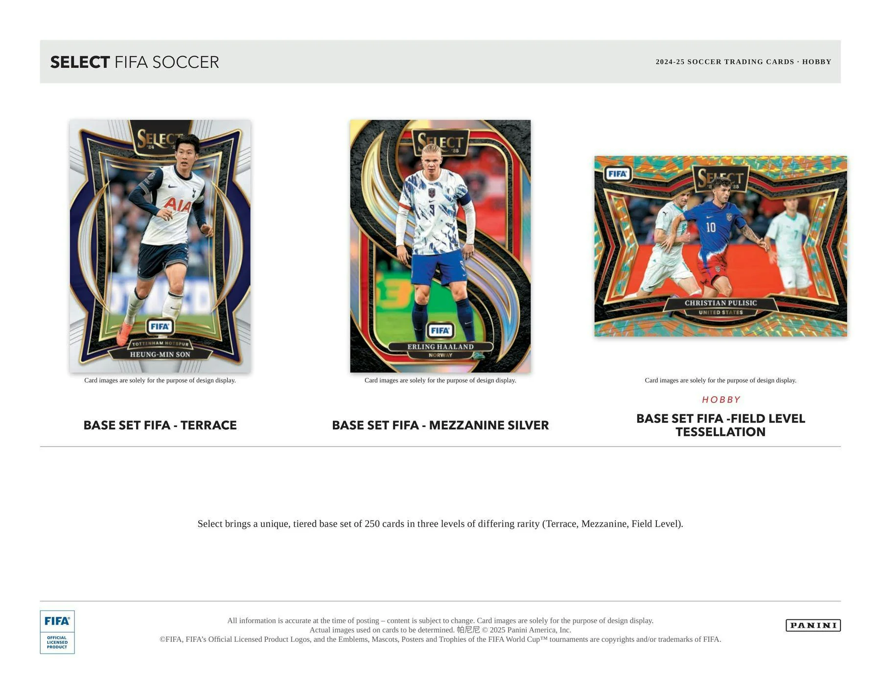 2024-25 Panini Select FIFA Soccer Hobby Box - Image 4