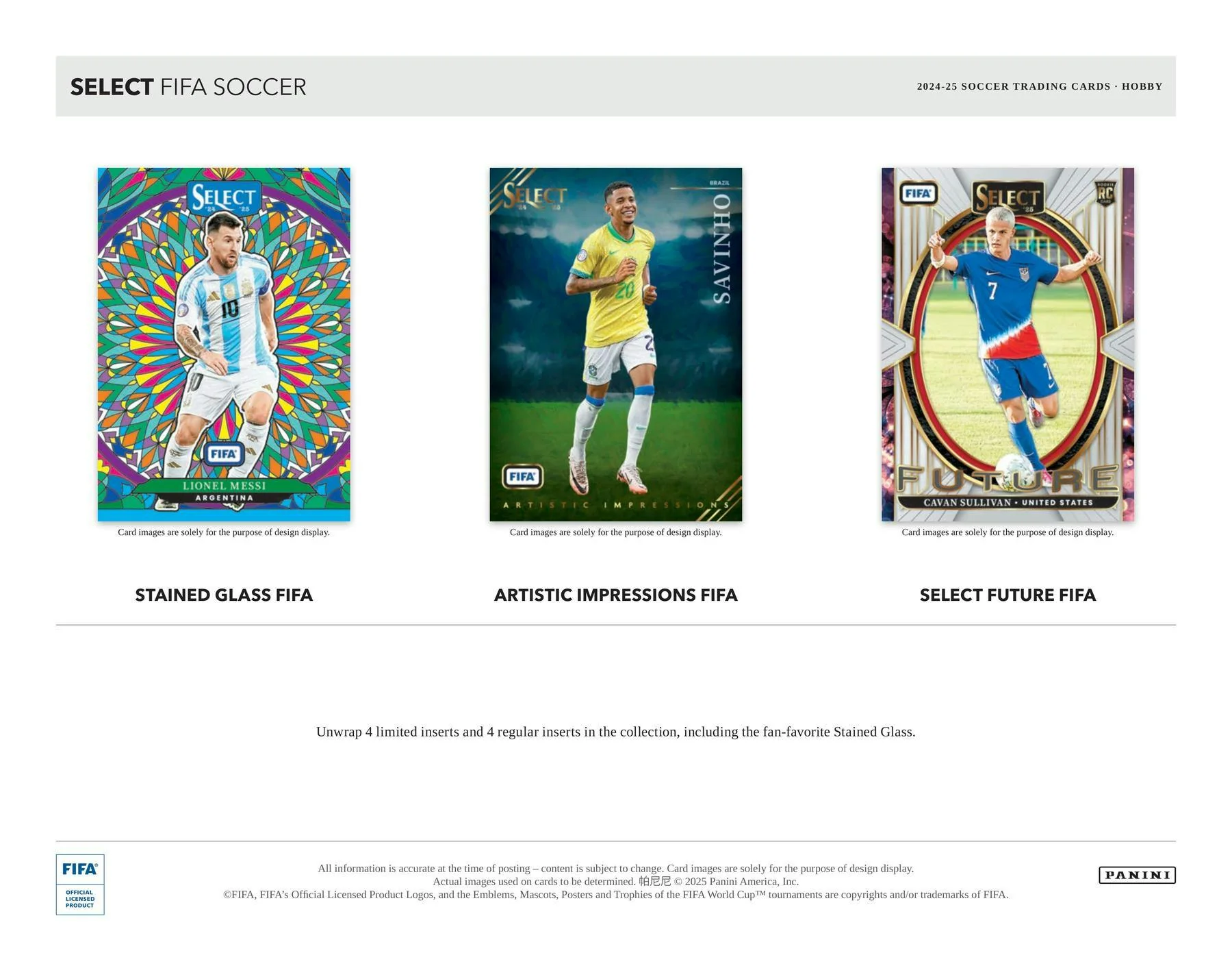 2024-25 Panini Select FIFA Soccer Hobby Box - Image 5