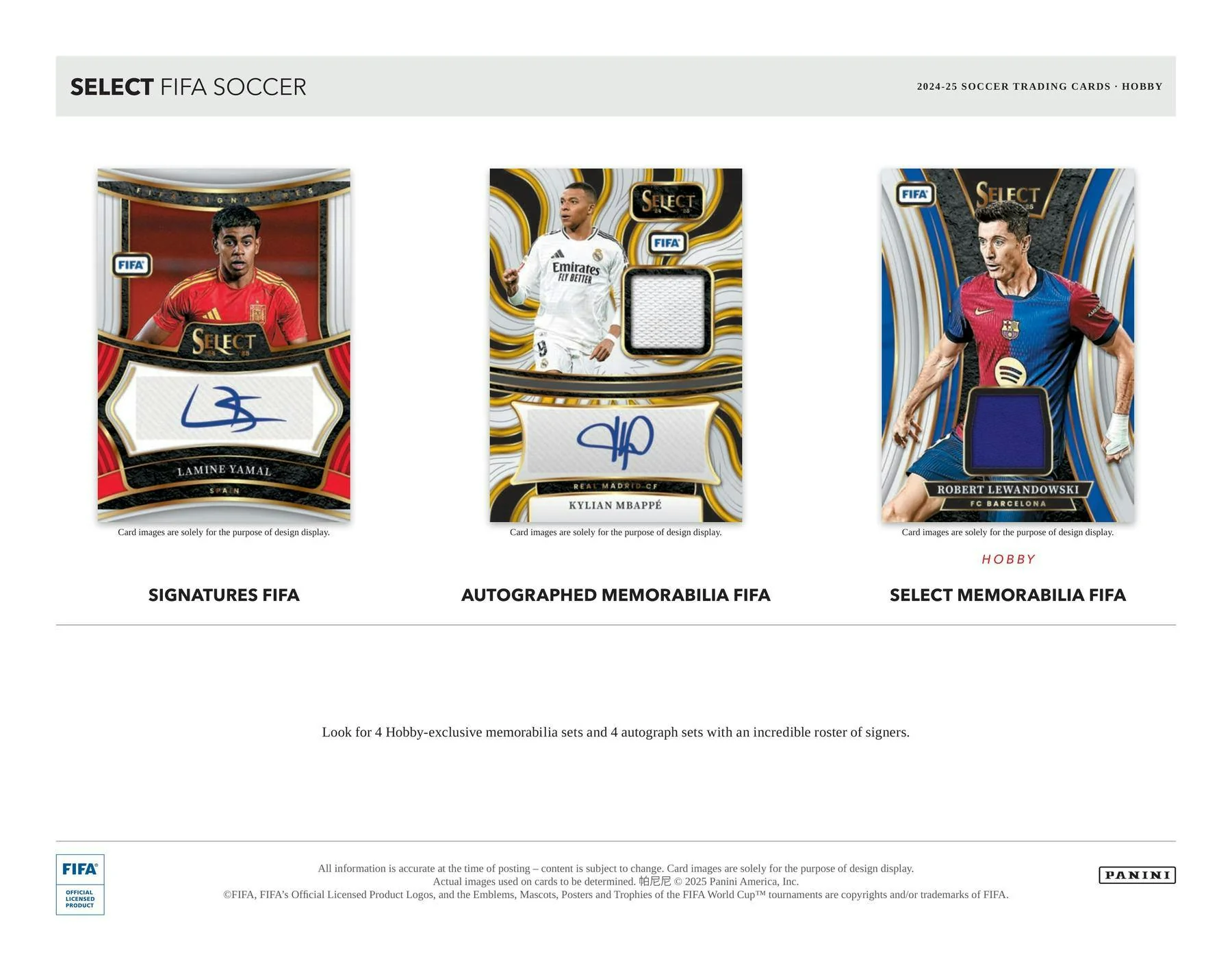 2024-25 Panini Select FIFA Soccer Hobby Box - Image 6